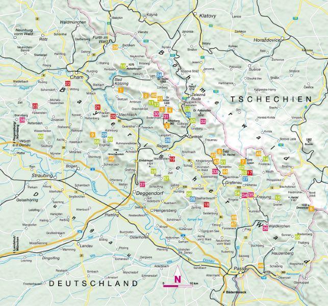 Beispielinhalt (Bild) Das große Kinder-Wander-Erlebnis-Buch Bayerischer Wald