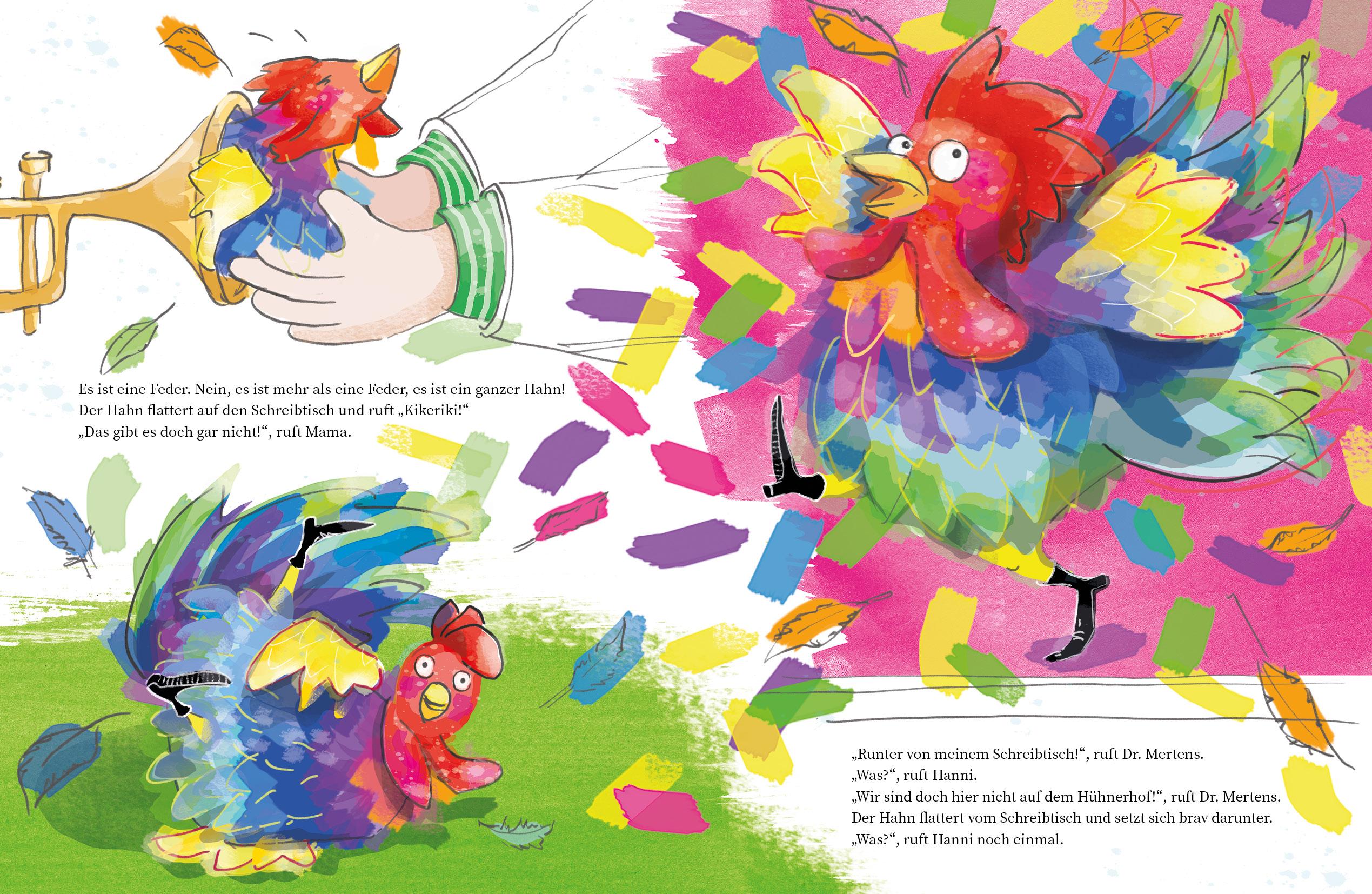 Beispielinhalt (Bild) Hanni hat Tomaten in den Ohren