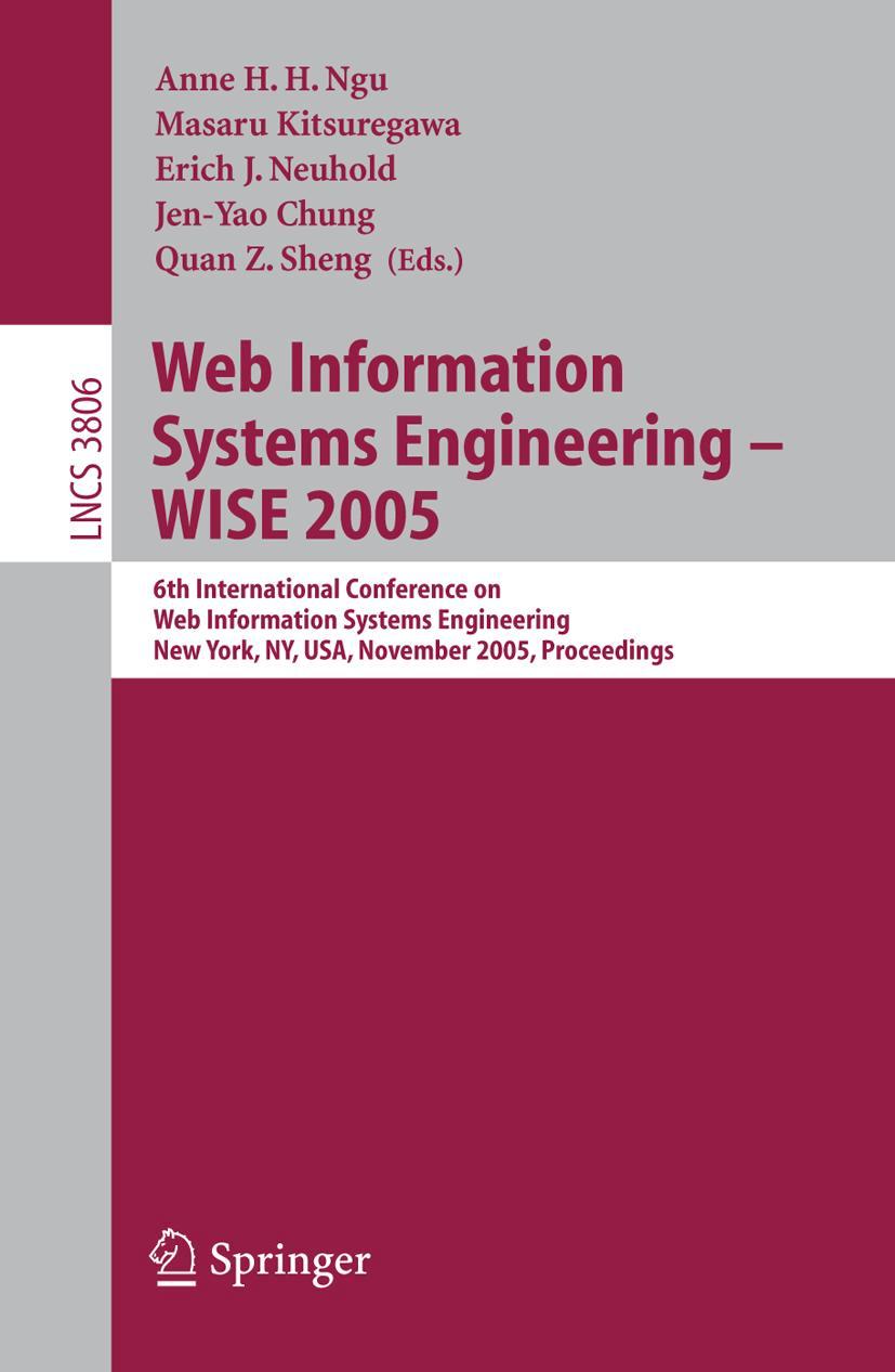 Vorderes Coverbild Web Information Systems Engineering - WISE 2005