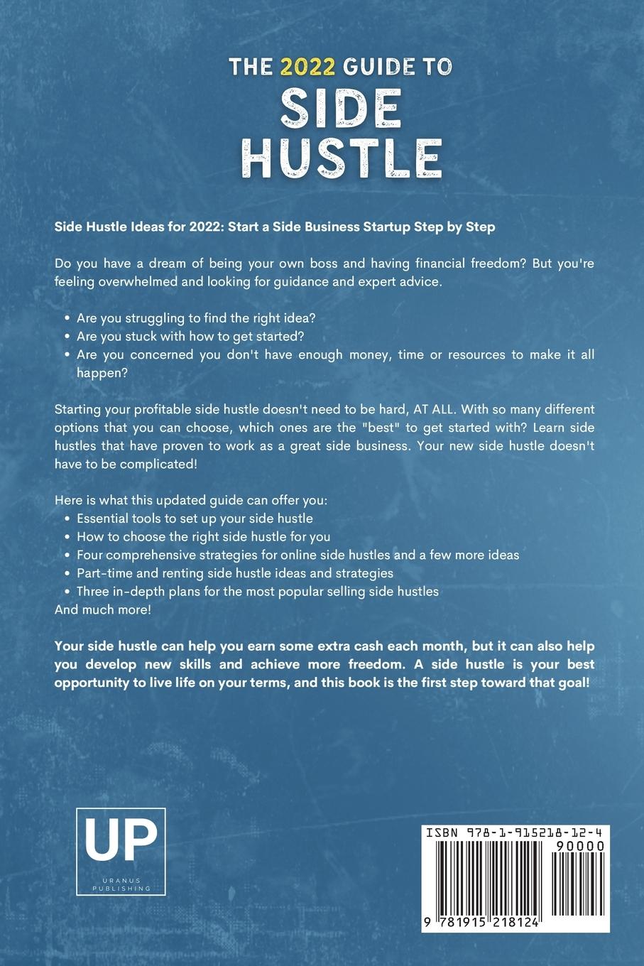 Rückseitencover THE 2022 GUIDE TO SIDE HUSTLE