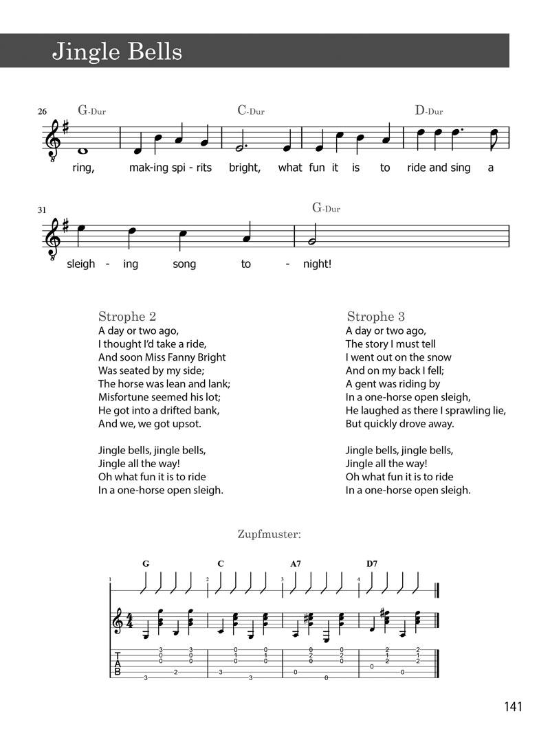 Beispielinhalt (Bild) Gitarrenbuch Ultimate - über 300 Seiten Gitarre von A bis Z - 3 Bücher in 1