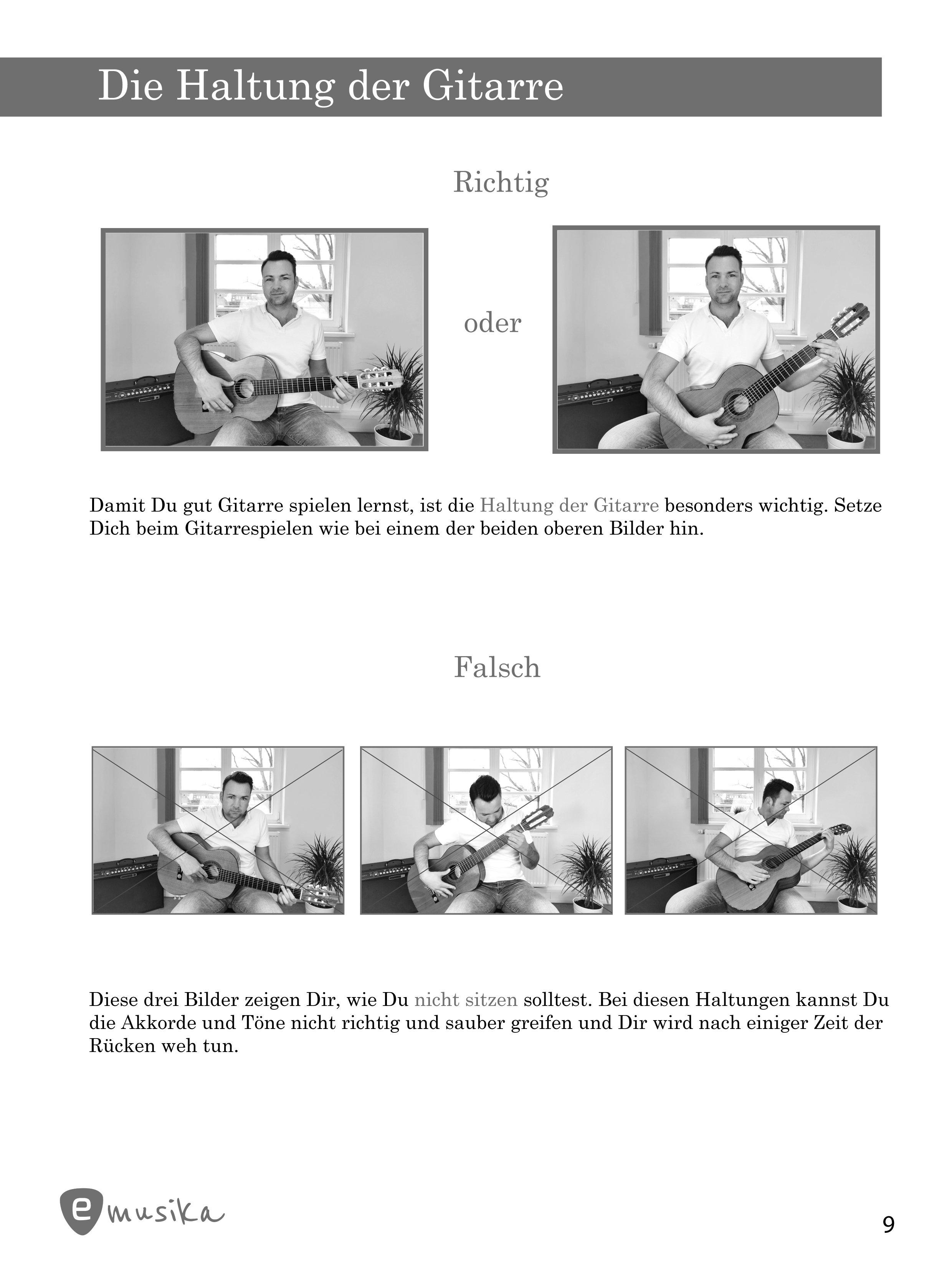 Beispielinhalt (Bild) Gitarrenbuch Ultimate - über 300 Seiten Gitarre von A bis Z - 3 Bücher in 1