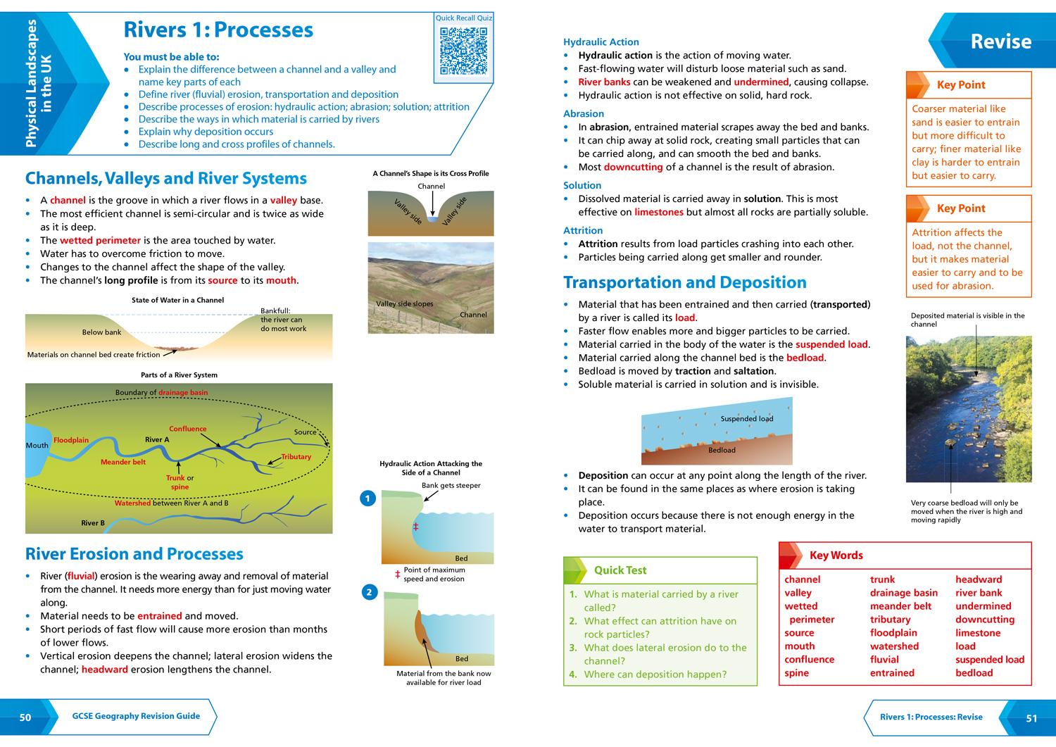 Beispielinhalt (Bild) Aqa GCSE 9-1 Geography Complete Revision & Practice