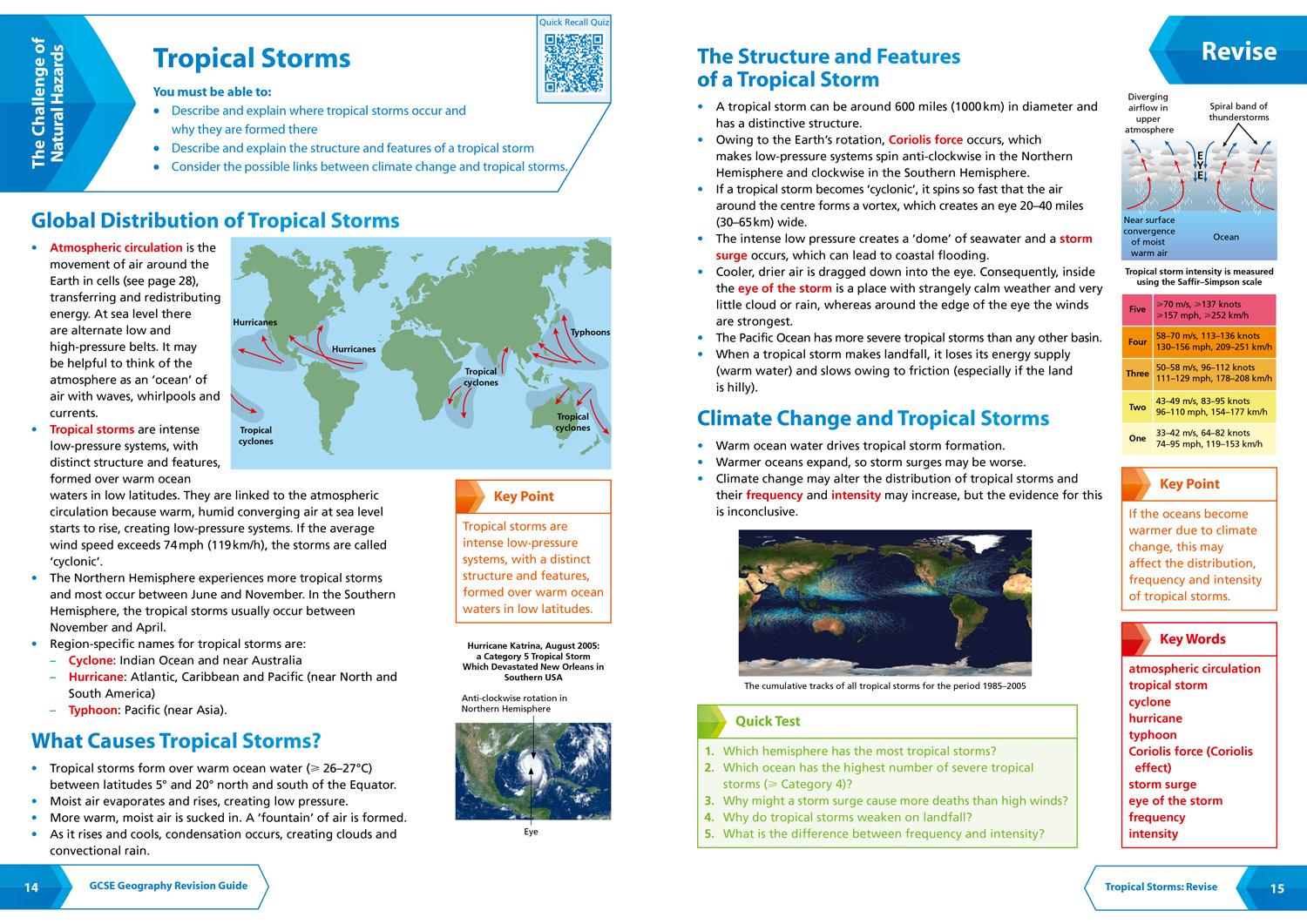 Beispielinhalt (Bild) Aqa GCSE 9-1 Geography Complete Revision & Practice