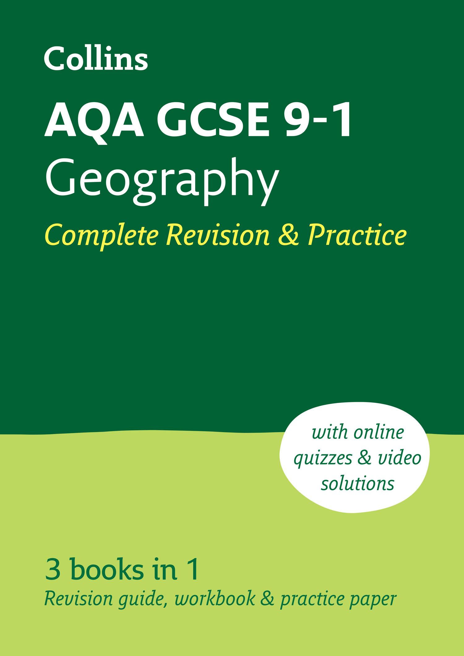 Vorderes Coverbild Aqa GCSE 9-1 Geography Complete Revision & Practice