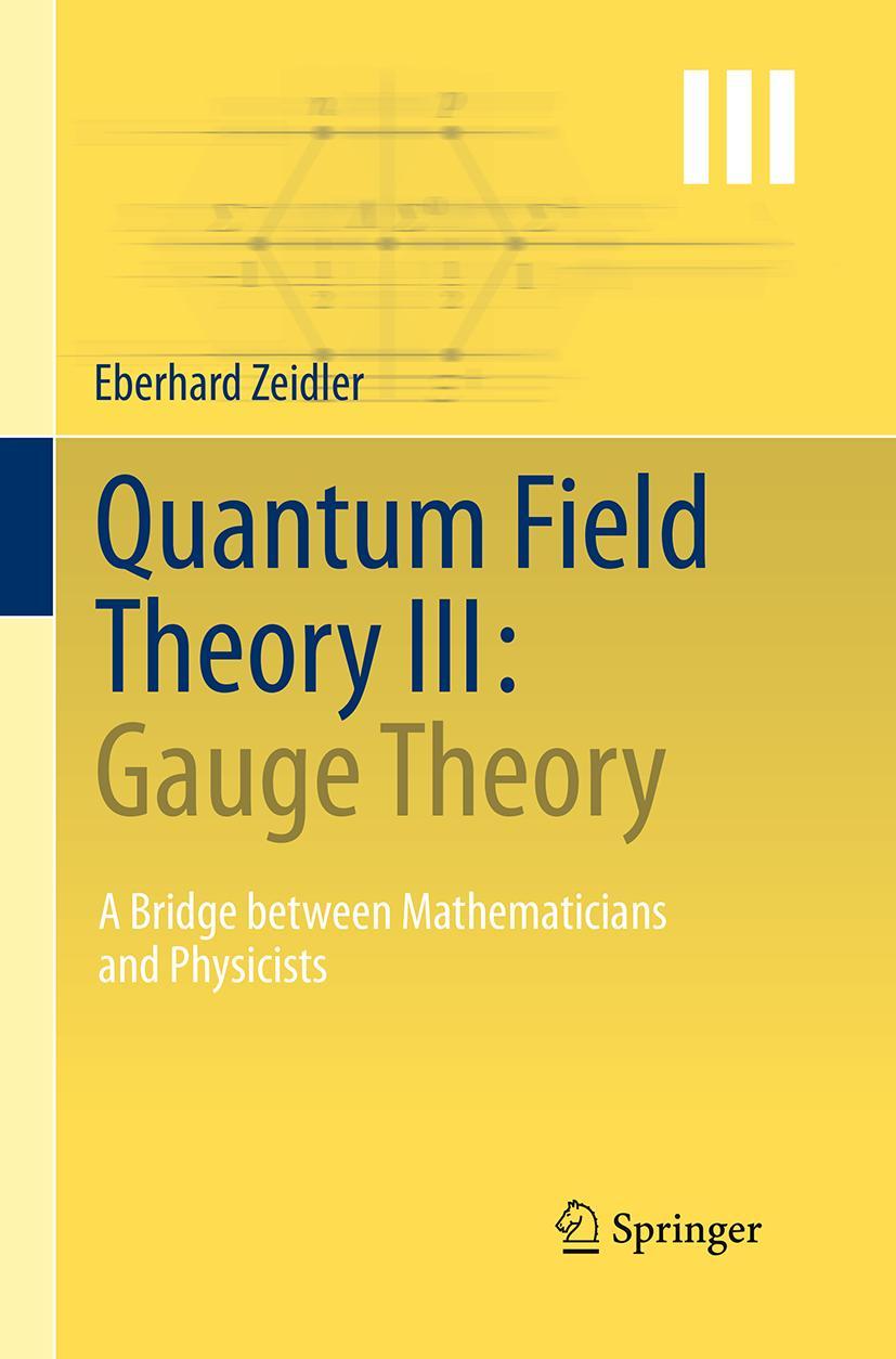 Vorderes Coverbild Quantum Field Theory III: Gauge Theory