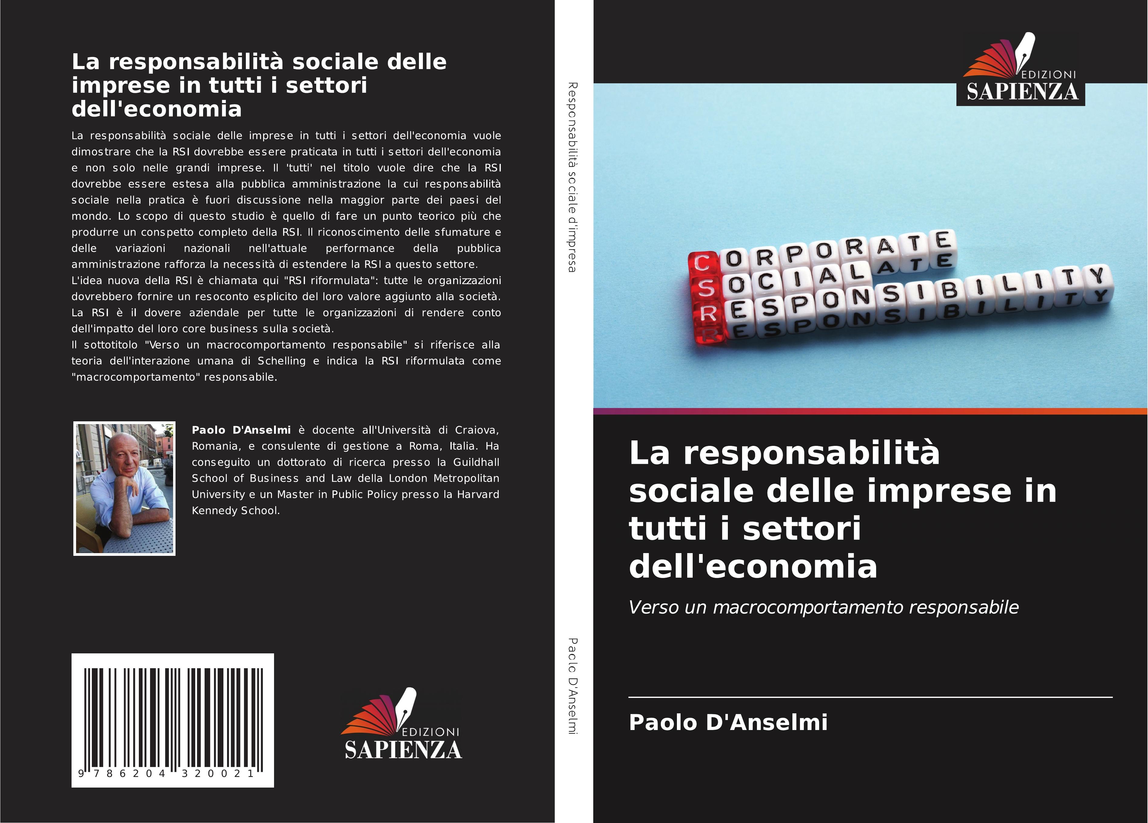 Vorderes Coverbild La responsabilità sociale delle imprese in tutti i settori dell'economia
