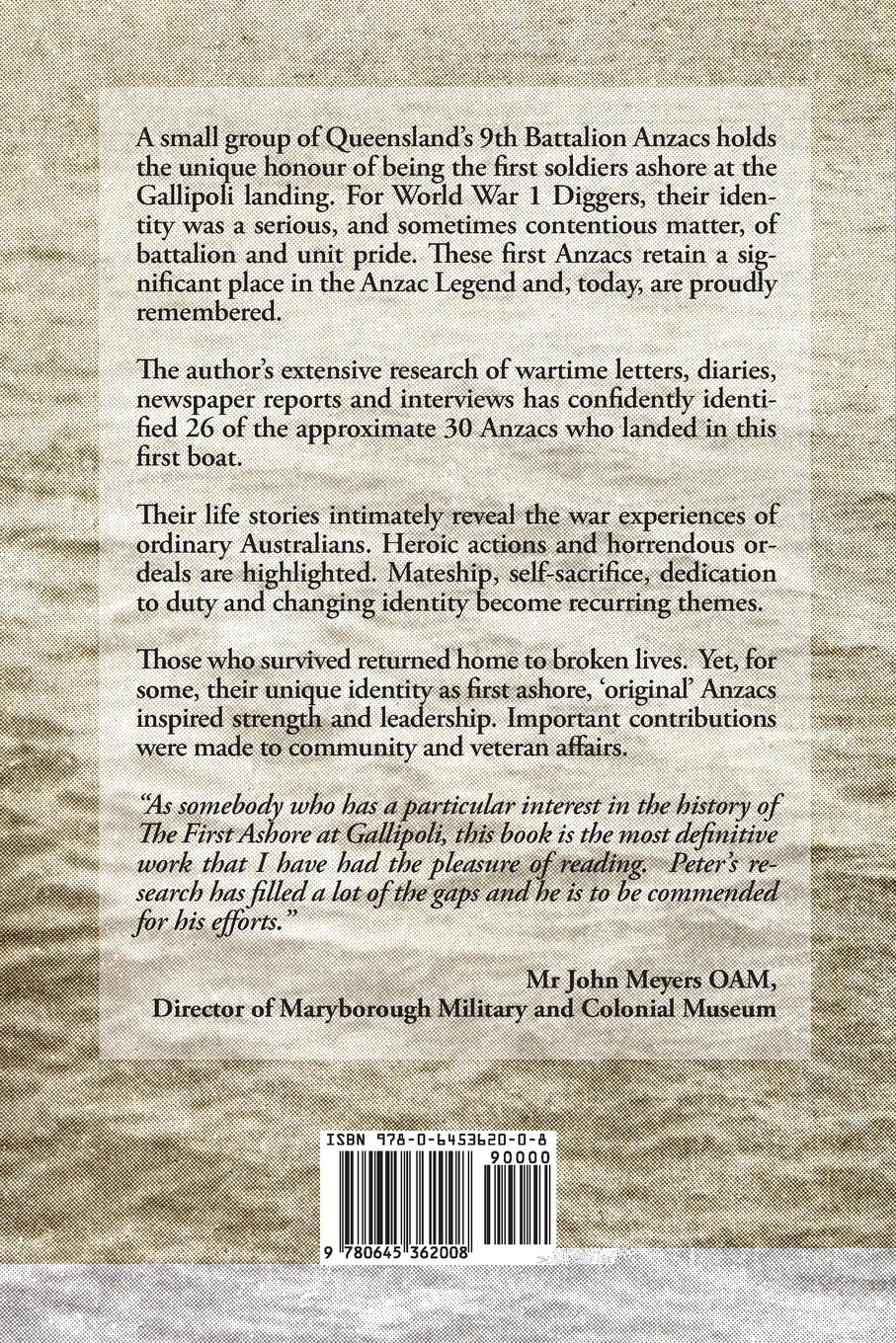 Rückseitencover The First Ashore