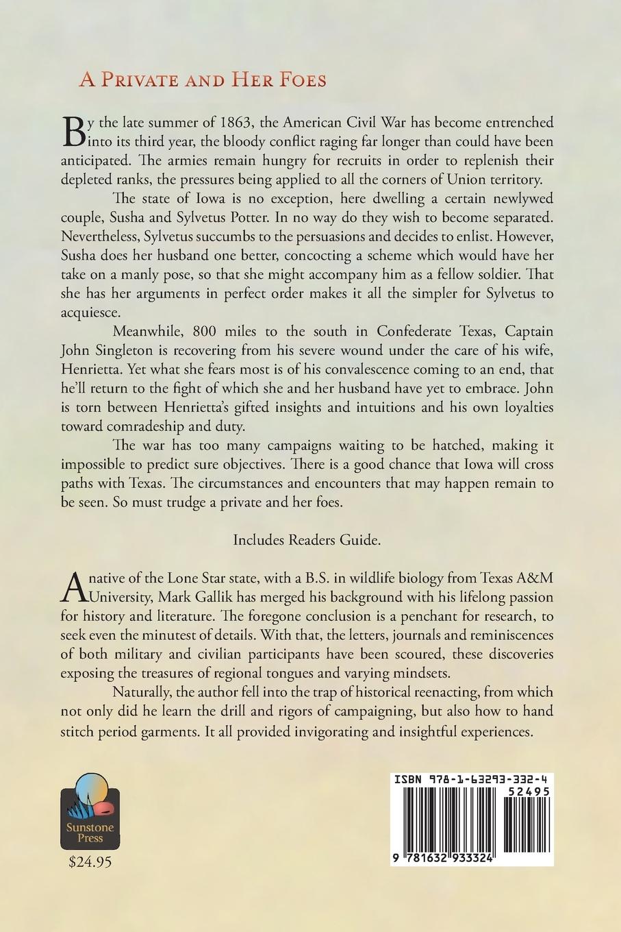 Rückseitencover A Private and Her Foes