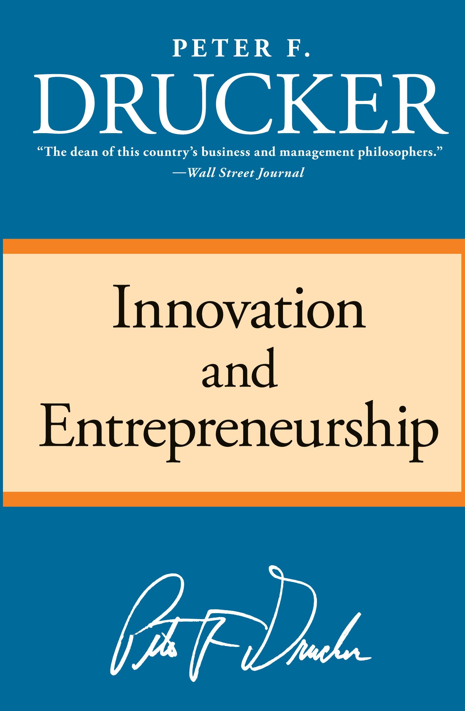 Vorderes Coverbild Innovation and Entrepreneurship