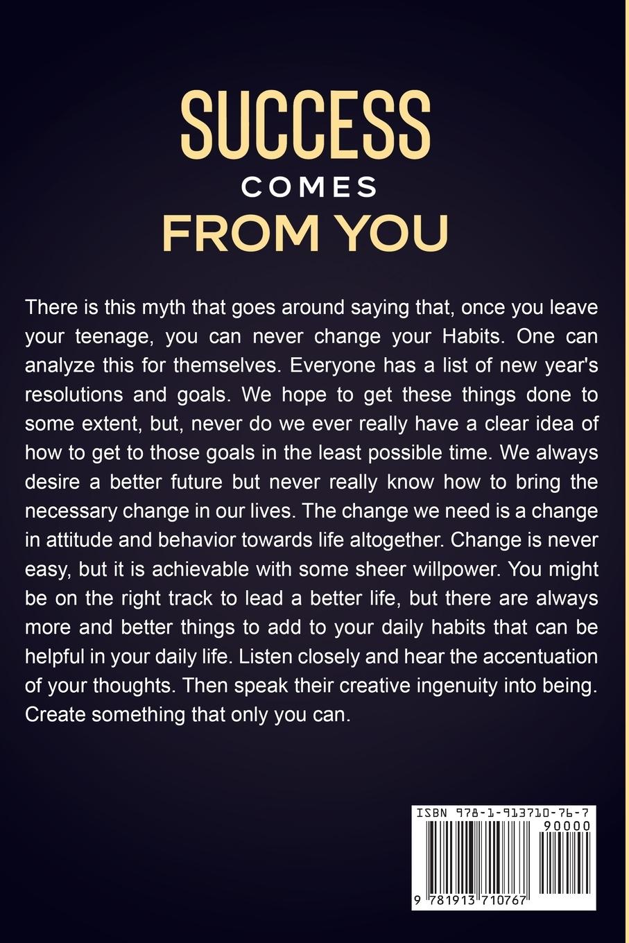 Rückseitencover Success Journal For Women