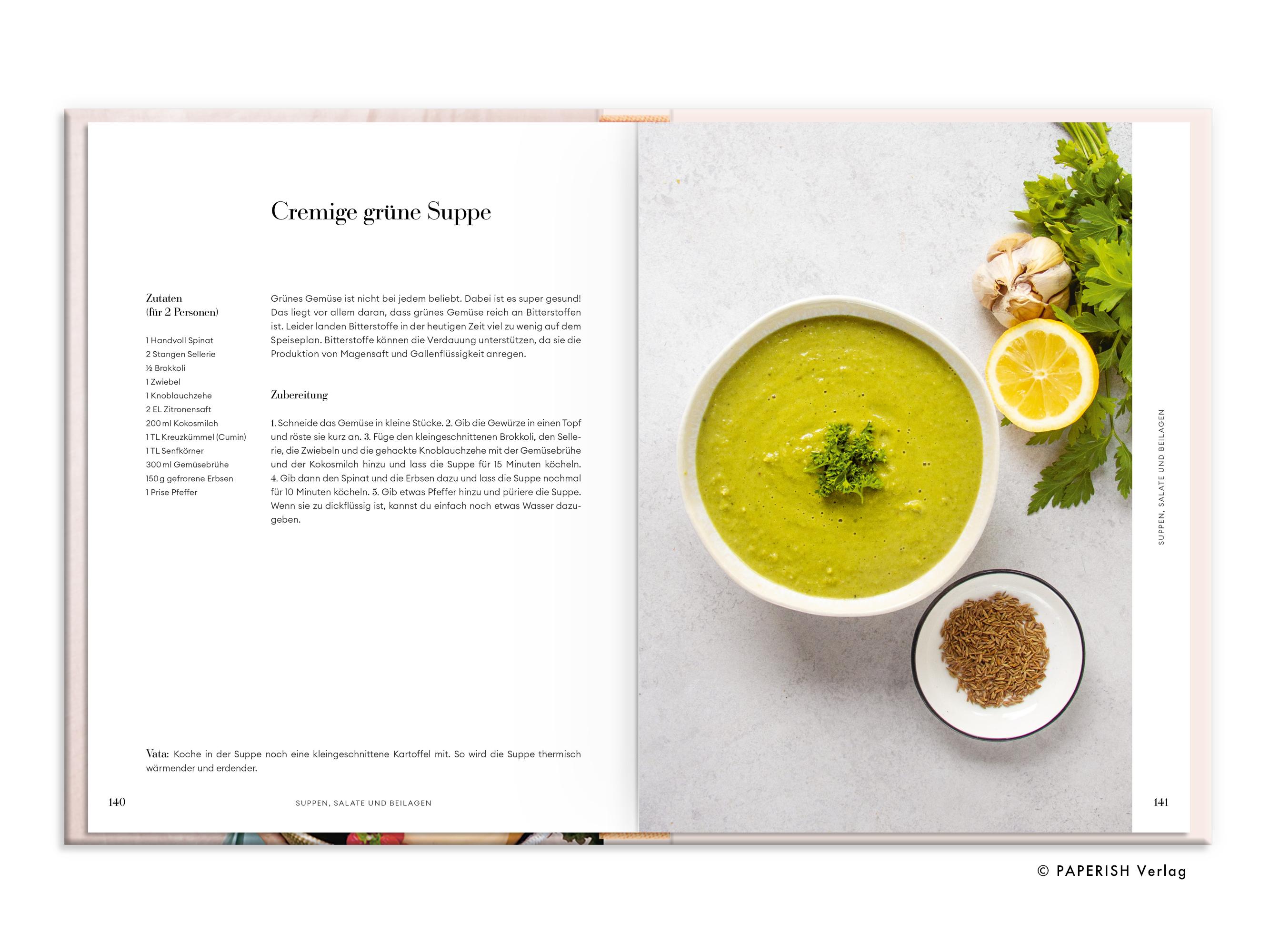 Beispielinhalt (Bild) VEGAN AYURVEDA - Das Kochbuch