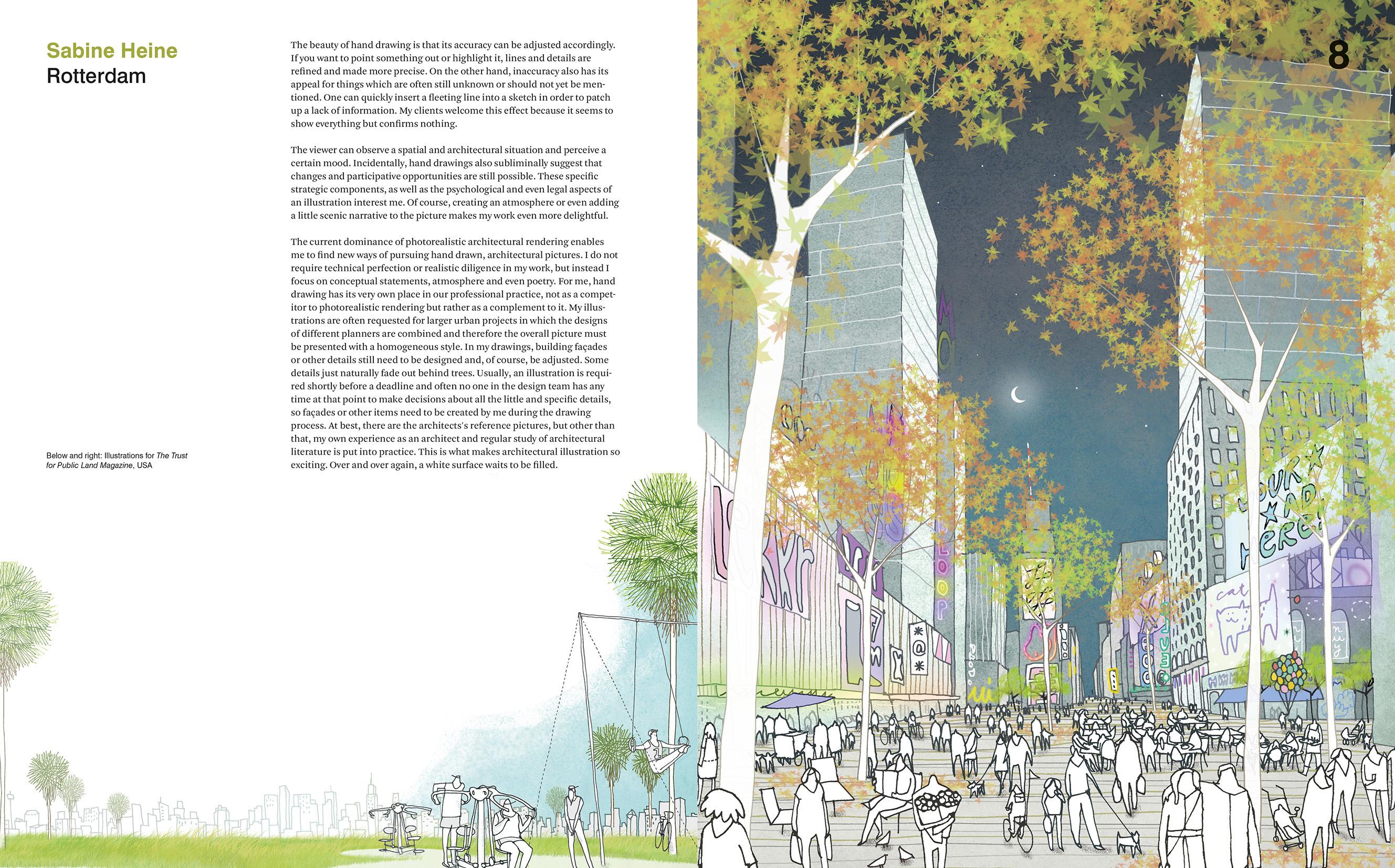 Beispielinhalt (Bild) Drawing for Landscape Architects 1. Construction and Design Manual