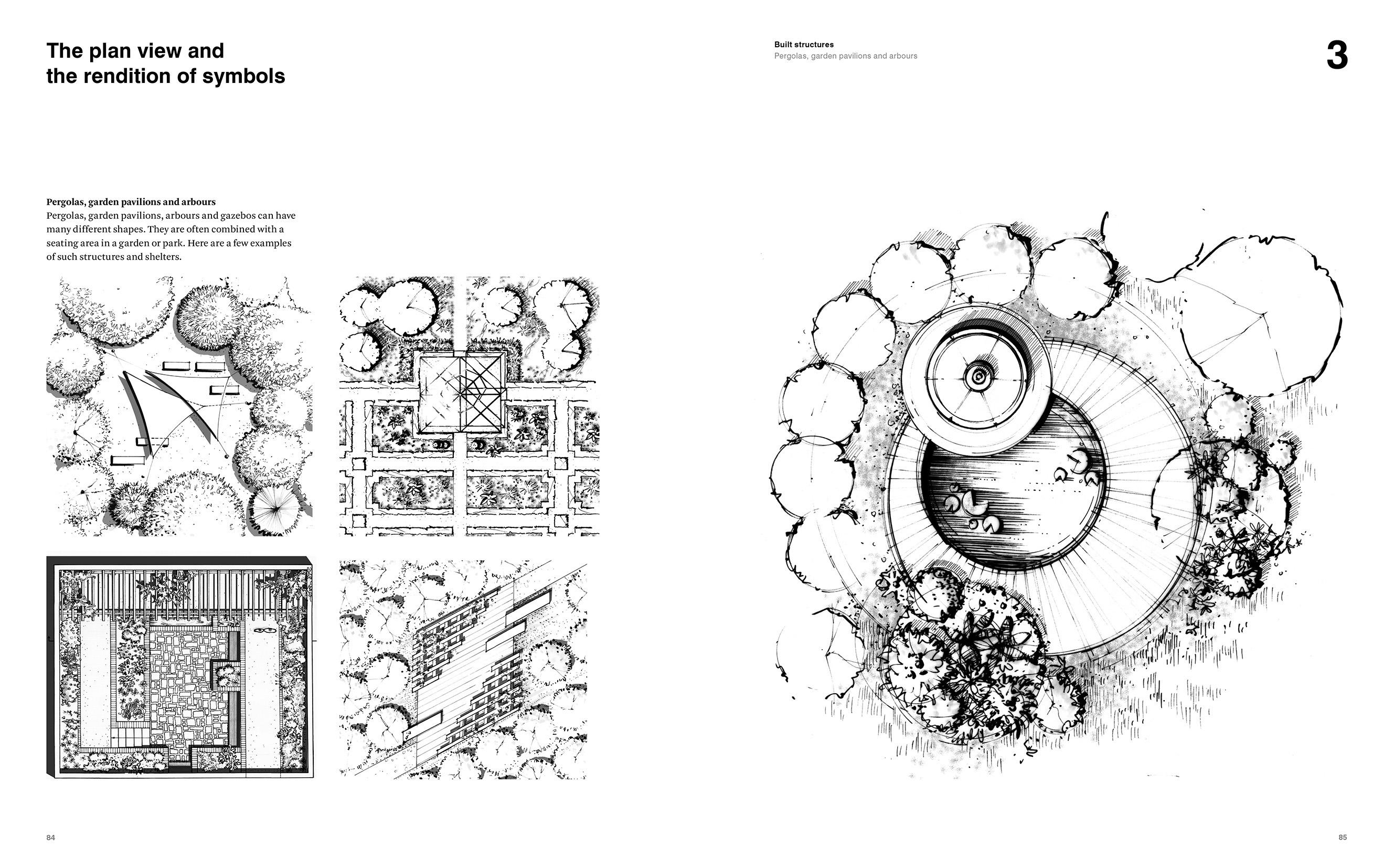 Beispielinhalt (Bild) Drawing for Landscape Architects 1. Construction and Design Manual