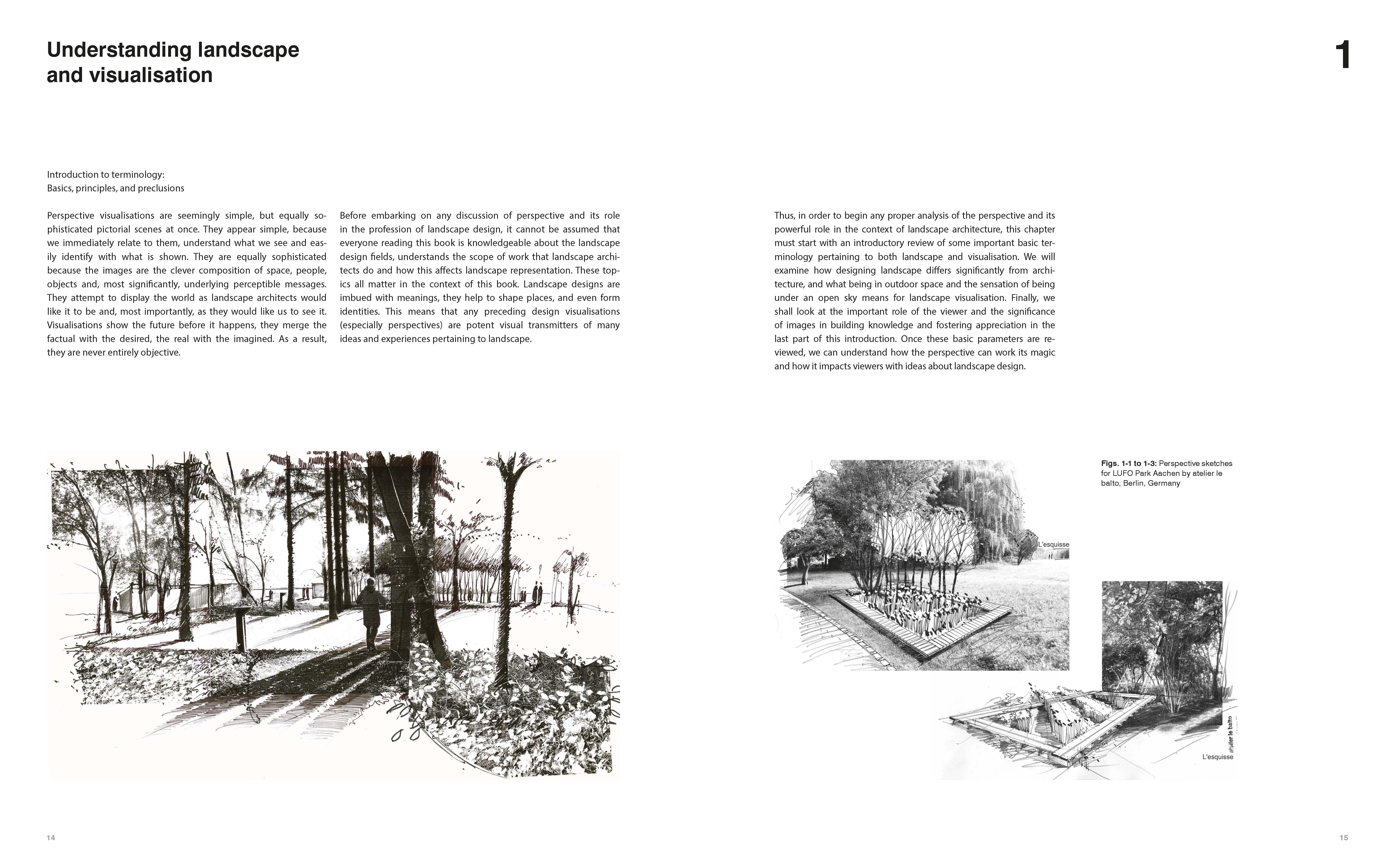 Beispielinhalt (Bild) Drawing for Landscape Architects 2. Construction and Design Manual