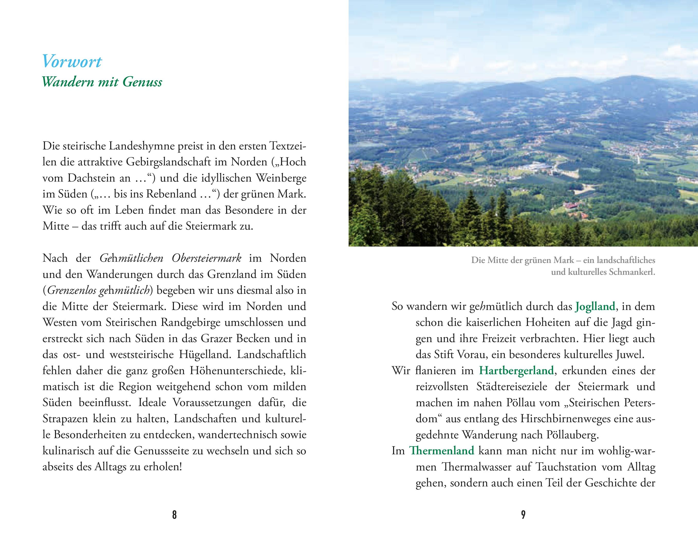 Beispielinhalt (Bild) Gehmütliche Steiermark