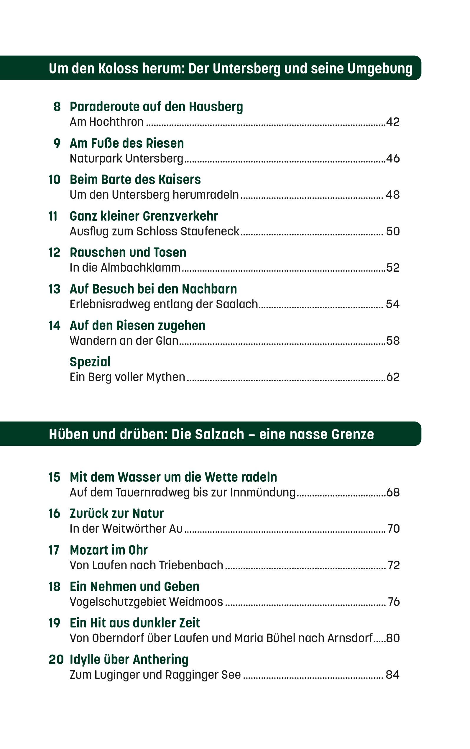 Beispielinhalt (Bild) Wandern mit Weitblick / Wandern mit Weitblick im Flachgau