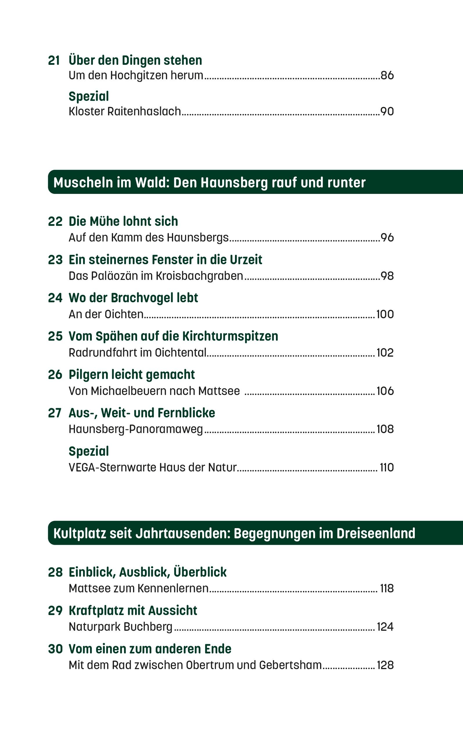 Beispielinhalt (Bild) Wandern mit Weitblick / Wandern mit Weitblick im Flachgau