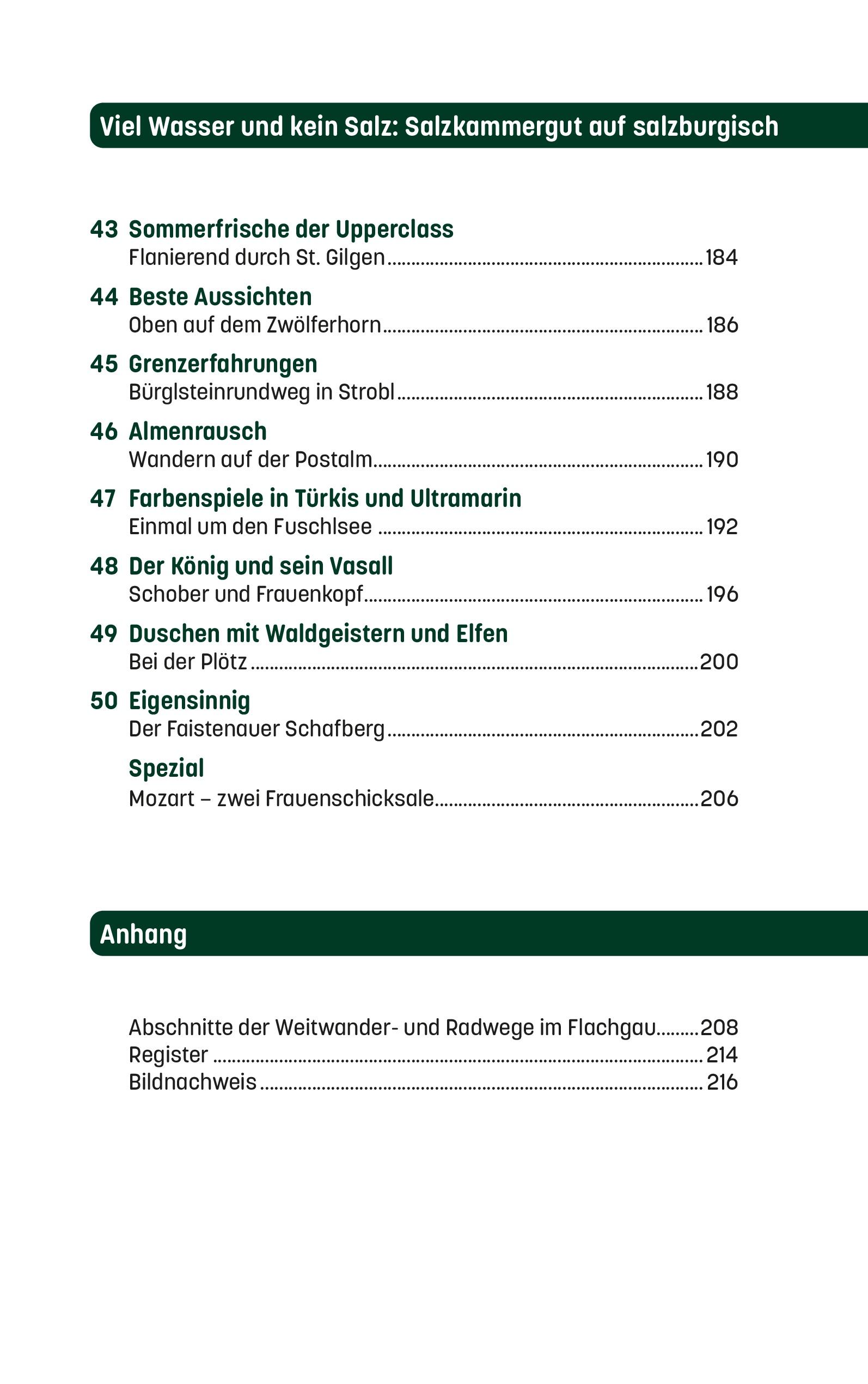Beispielinhalt (Bild) Wandern mit Weitblick / Wandern mit Weitblick im Flachgau
