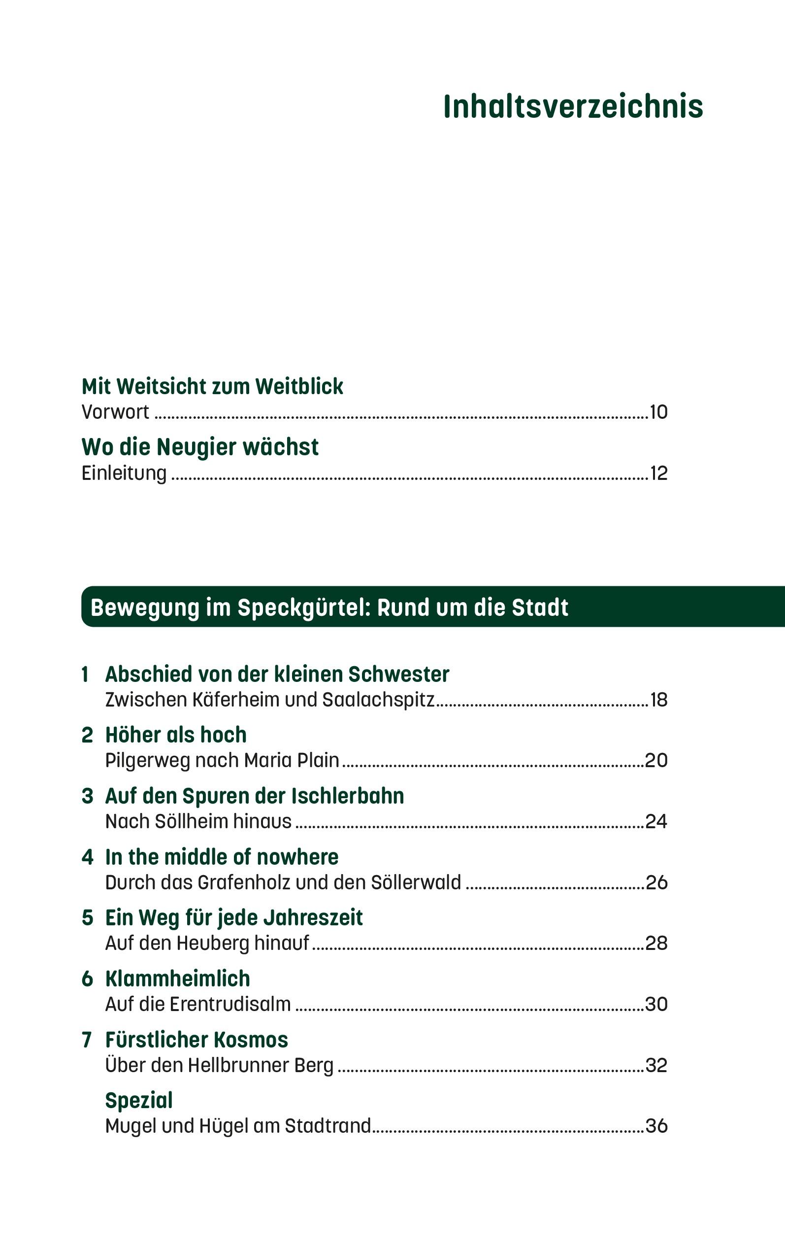 Beispielinhalt (Bild) Wandern mit Weitblick / Wandern mit Weitblick im Flachgau