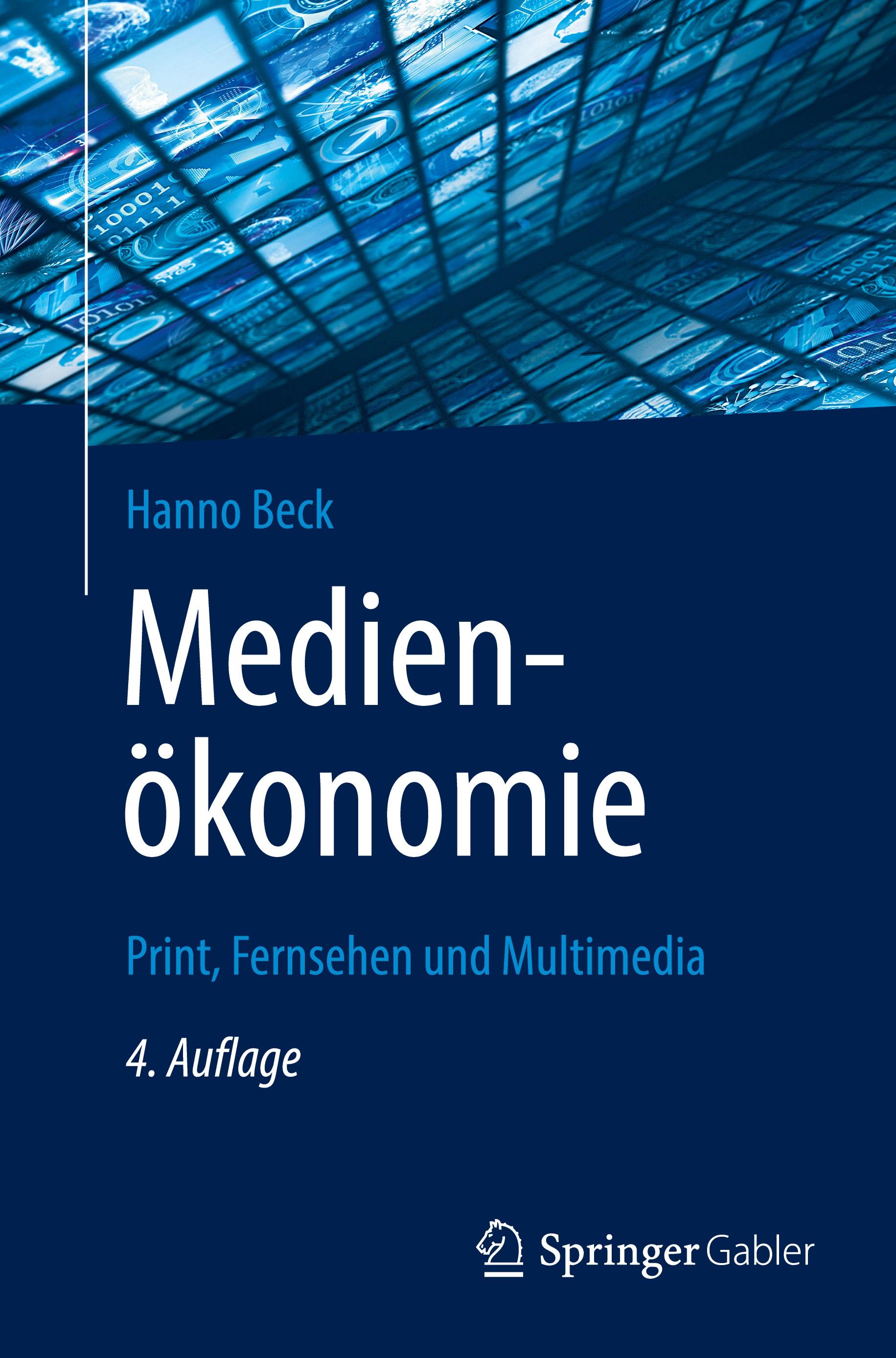 Vorderes Coverbild Medienökonomie