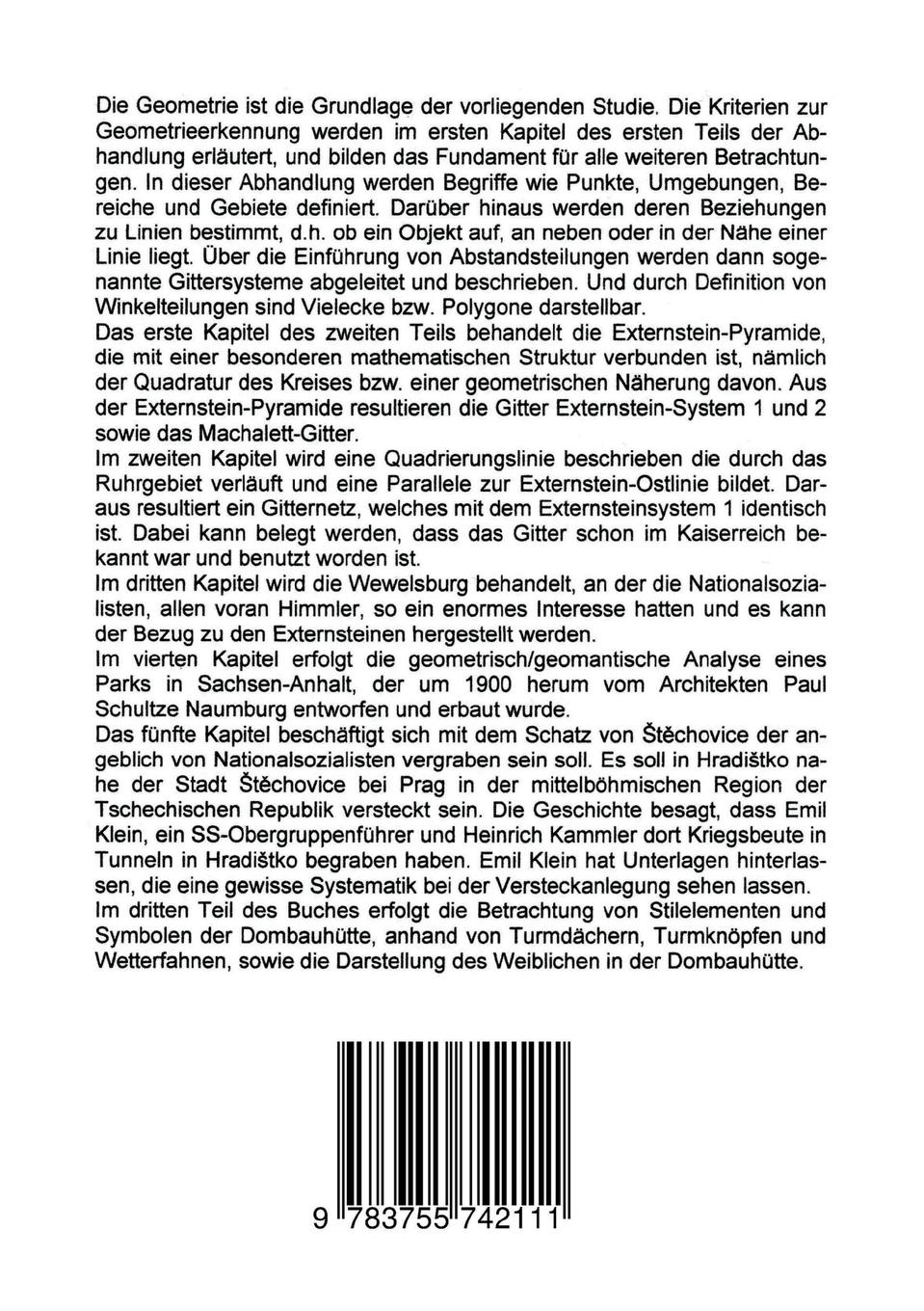 Rückseitencover Geomantische Geometrie