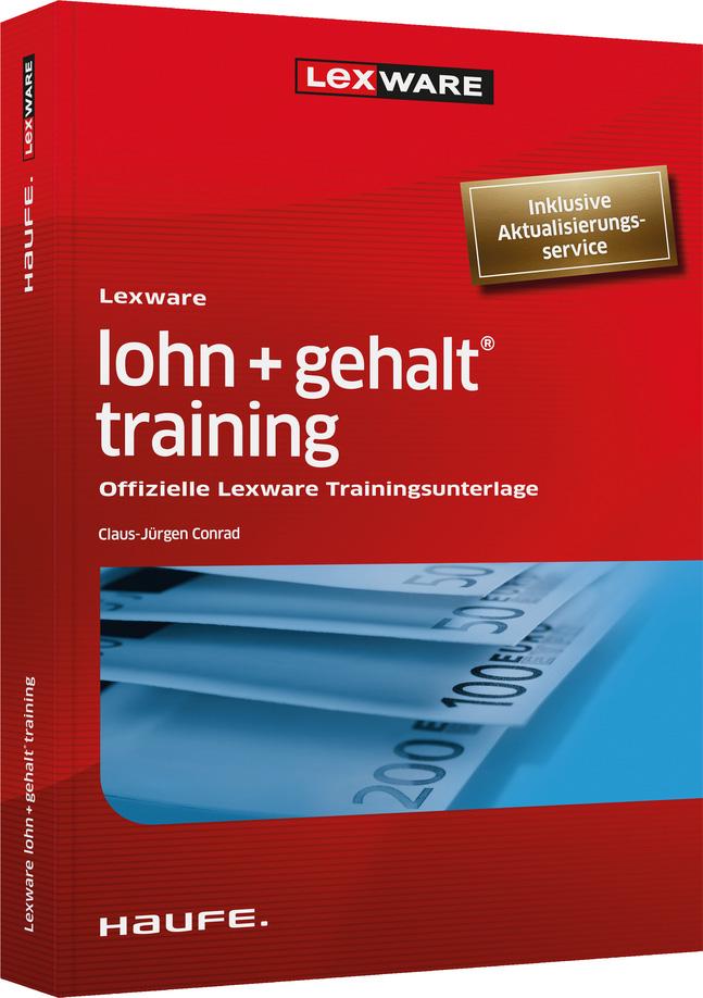 Vorderes Coverbild Lexware lohn + gehalt® training