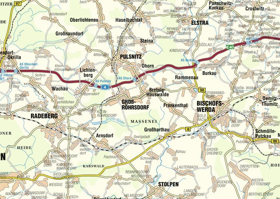 Beispielinhalt (Bild) Westlausitz 1:33 000