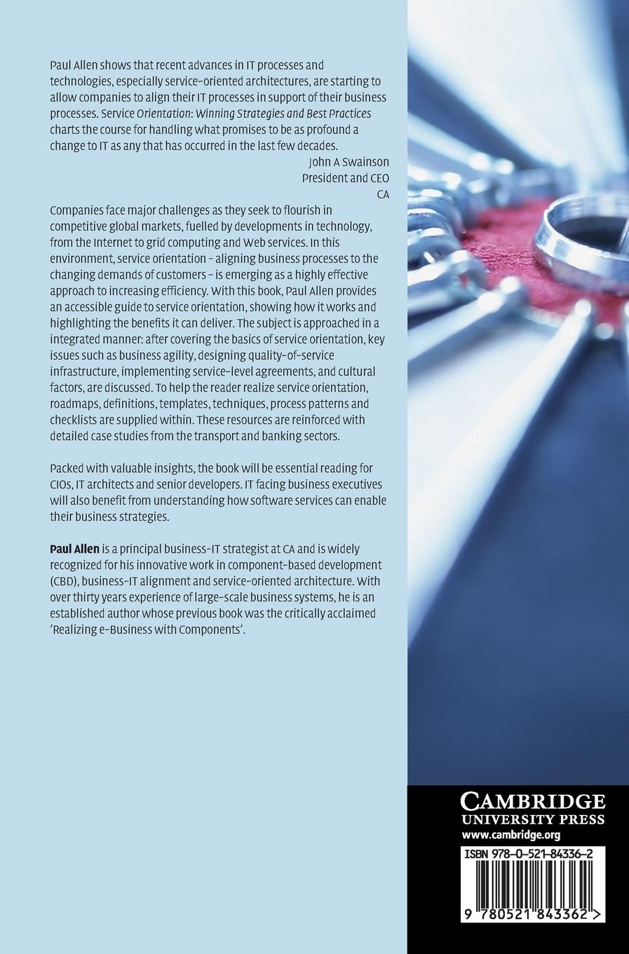 Rückseitencover Service Orientation