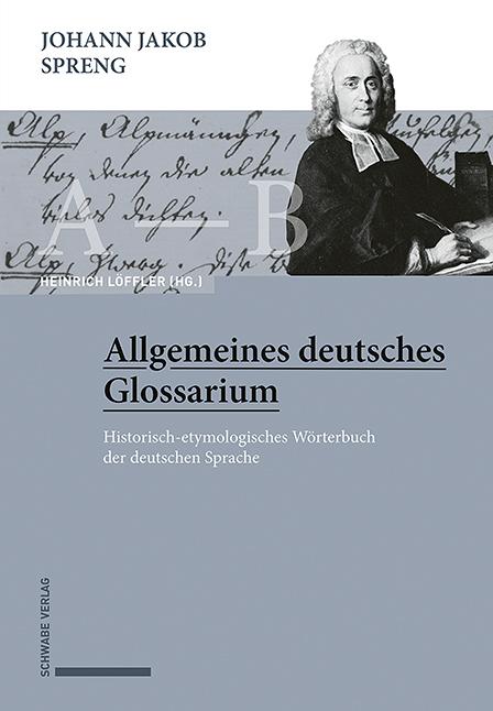 Vorderes Coverbild Johann Jakob Spreng, Allgemeines deutsches Glossarium