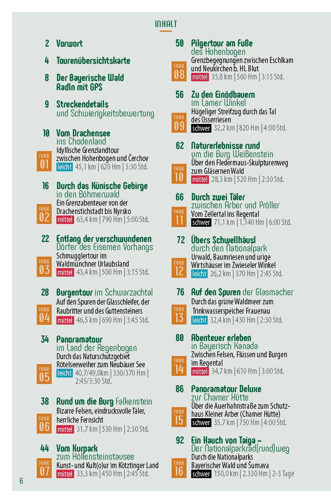 Beispielinhalt (Bild) Genussradeln im Bayerischen Wald