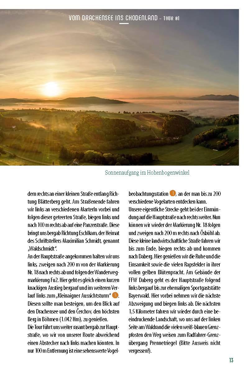 Beispielinhalt (Bild) Genussradeln im Bayerischen Wald