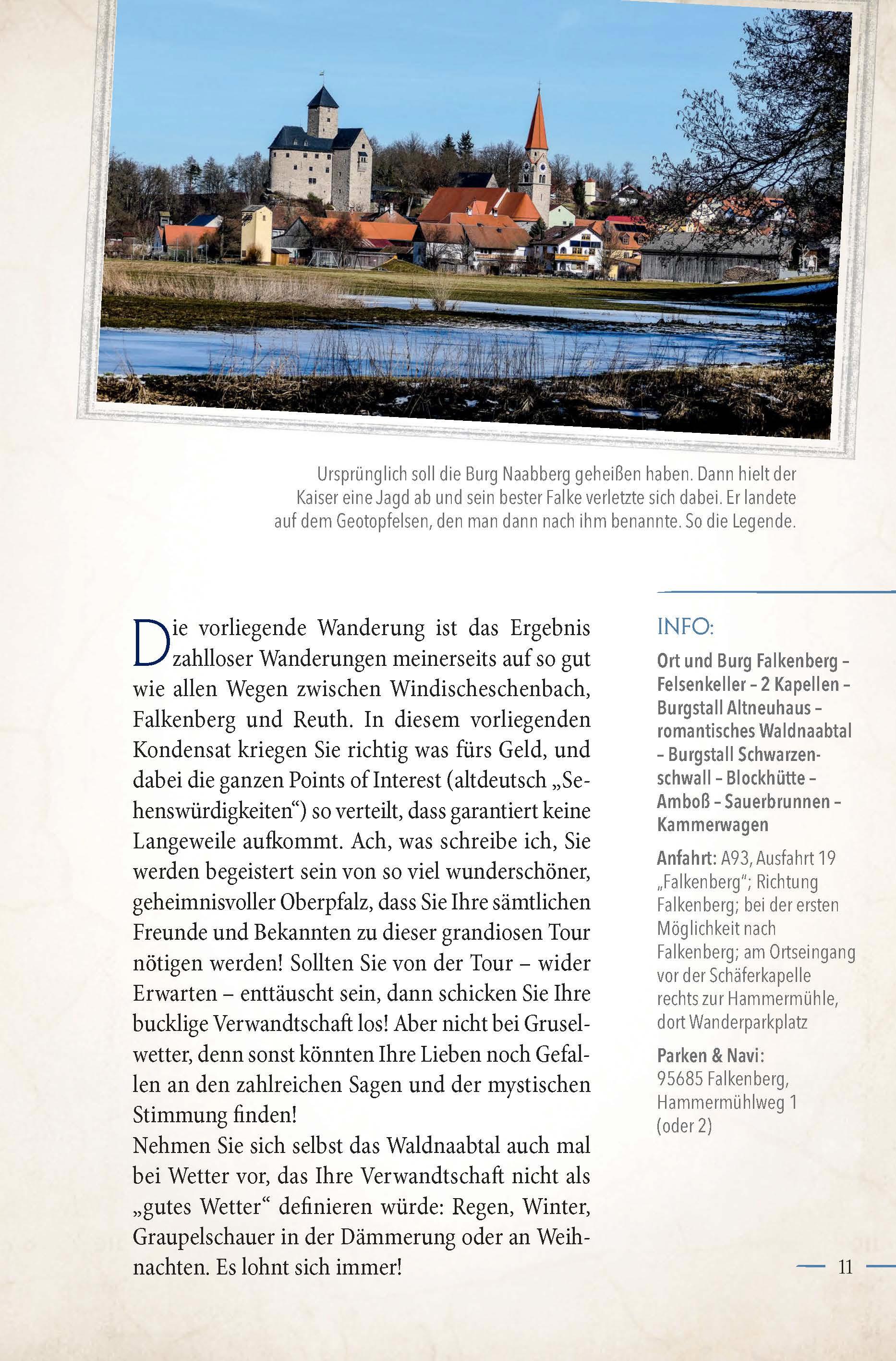 Beispielinhalt (Bild) Burgen-Wanderungen im Herzen der Oberpfalz