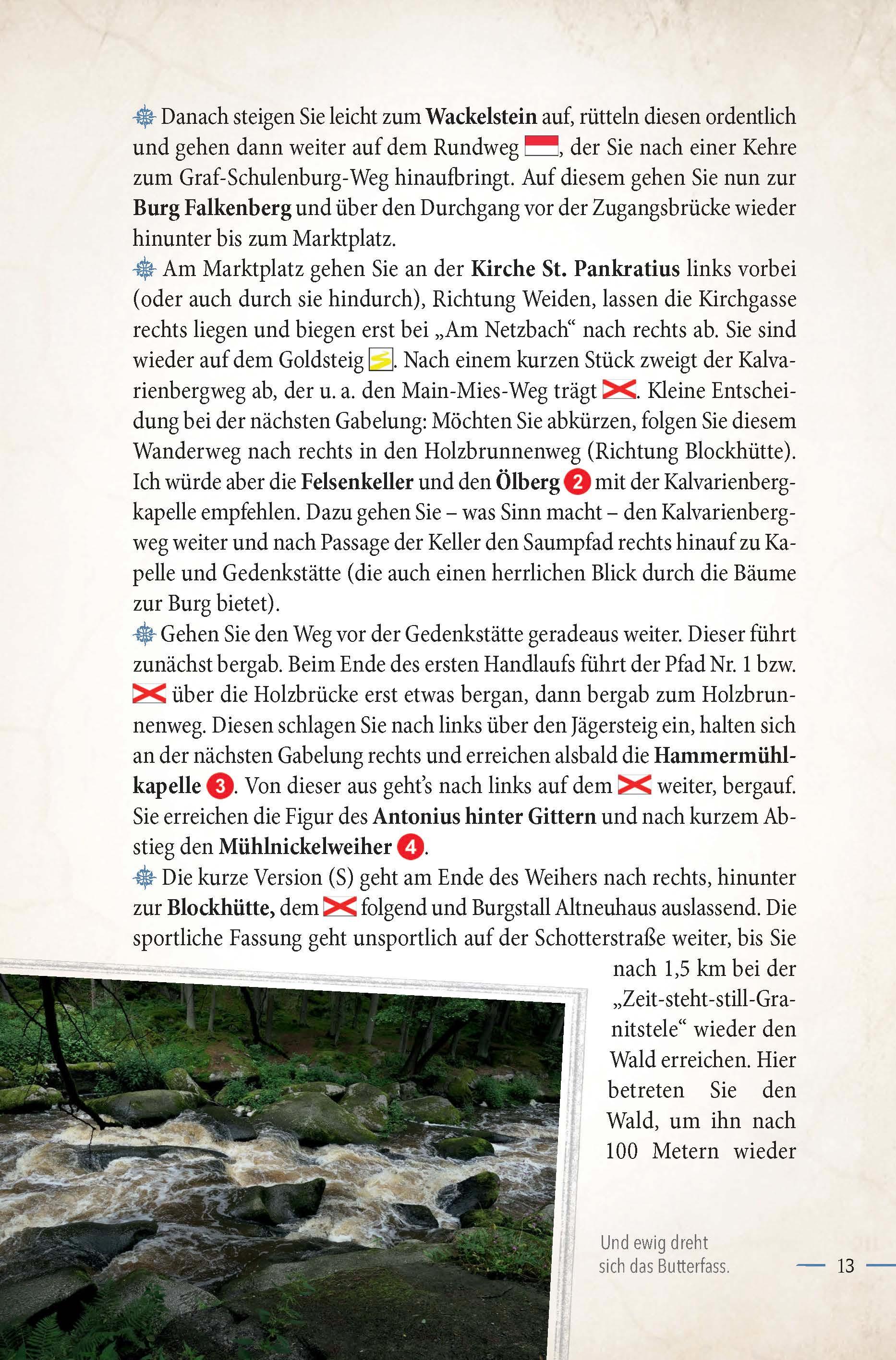 Beispielinhalt (Bild) Burgen-Wanderungen im Herzen der Oberpfalz