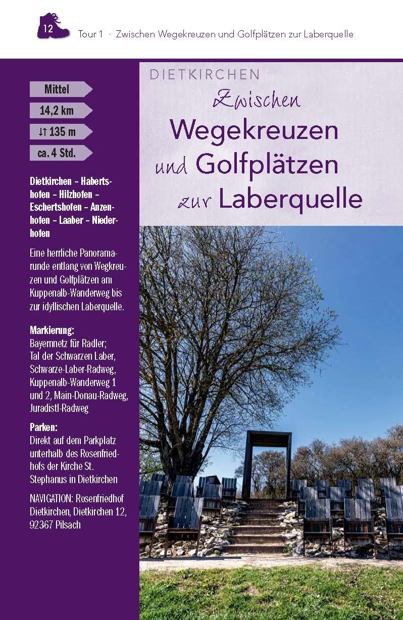 Beispielinhalt (Bild) Wanderführer Oberpfälzer Jura & Tal der Schwarzen Laber