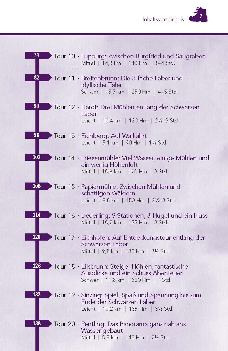 Beispielinhalt (Bild) Wanderführer Oberpfälzer Jura & Tal der Schwarzen Laber