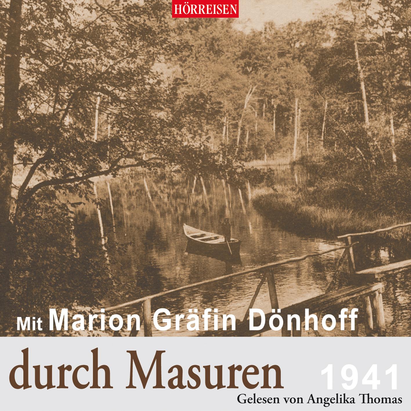 Vorderes Coverbild Mit Marion Gräfin Dönhoff durch Masuren