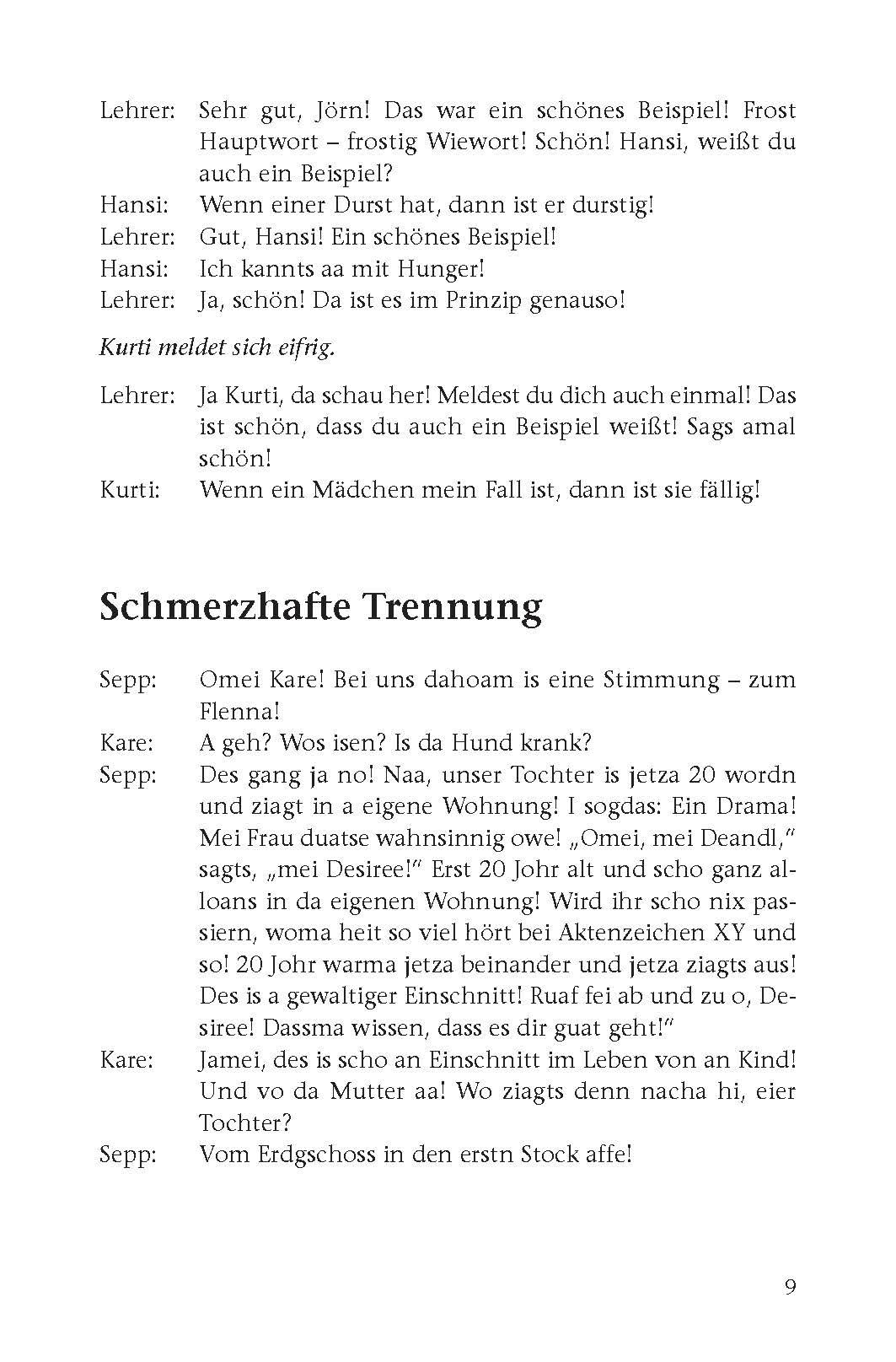 Beispielinhalt (Bild) Möchten'S ned probieren?