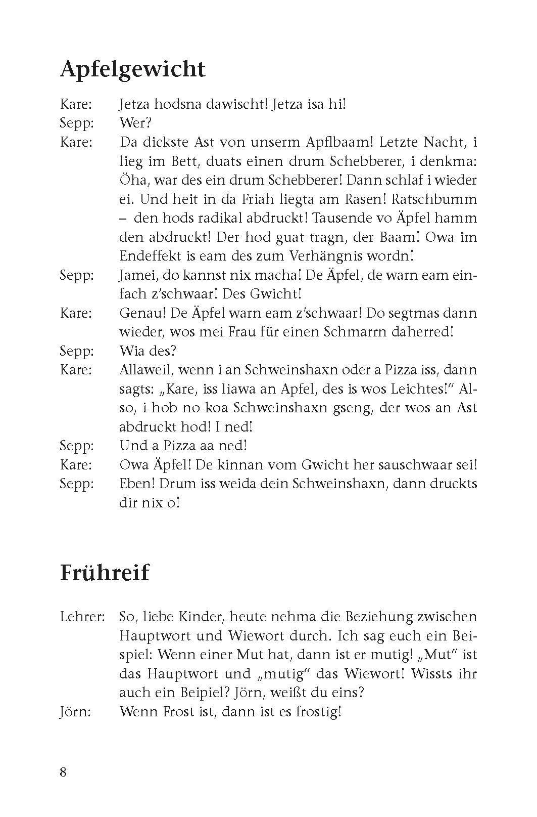Beispielinhalt (Bild) Möchten'S ned probieren?