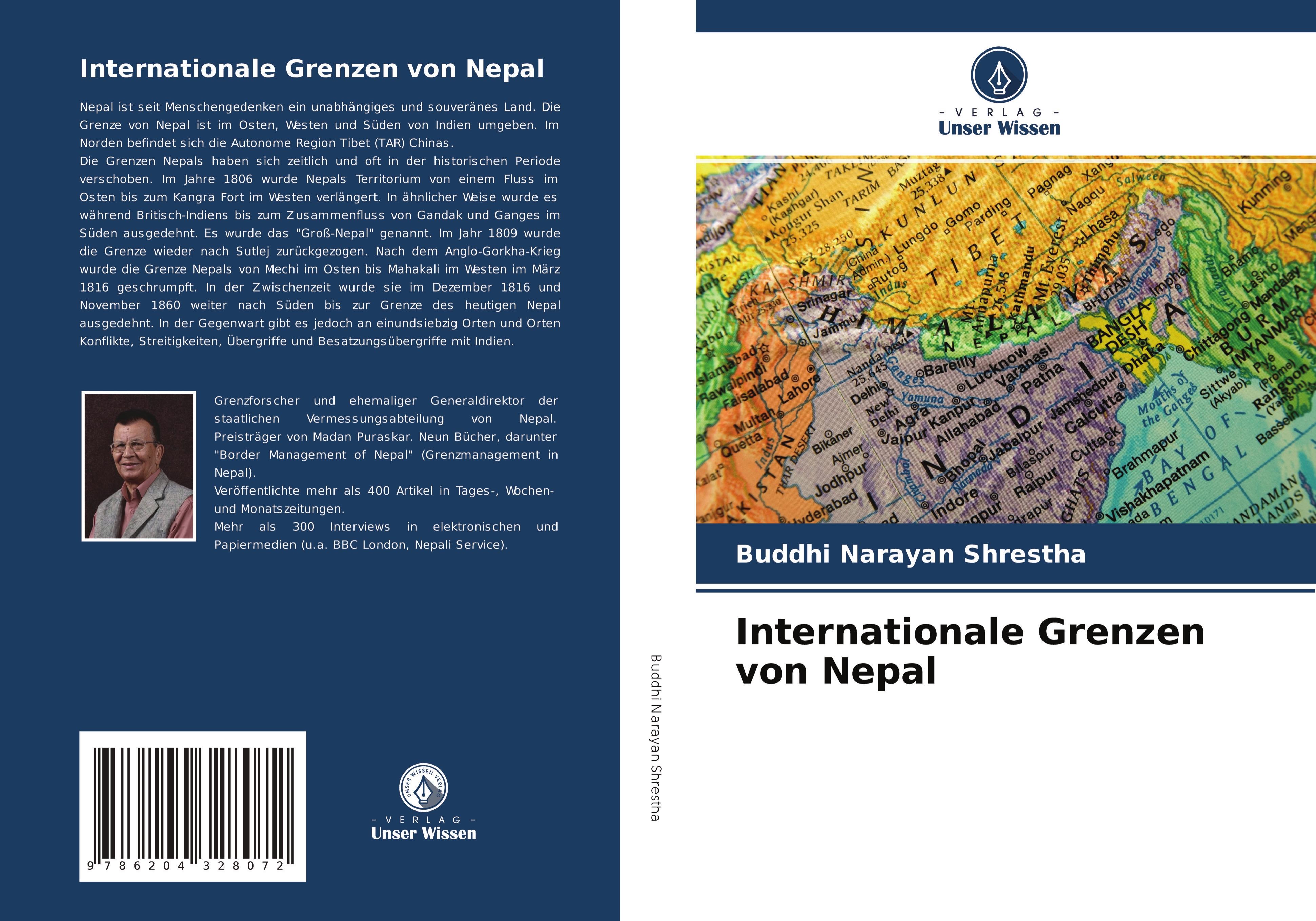 Vorderes Coverbild Internationale Grenzen von Nepal