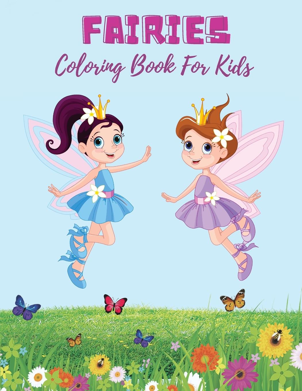 Vorderes Coverbild Fairies Coloring Book For Kids