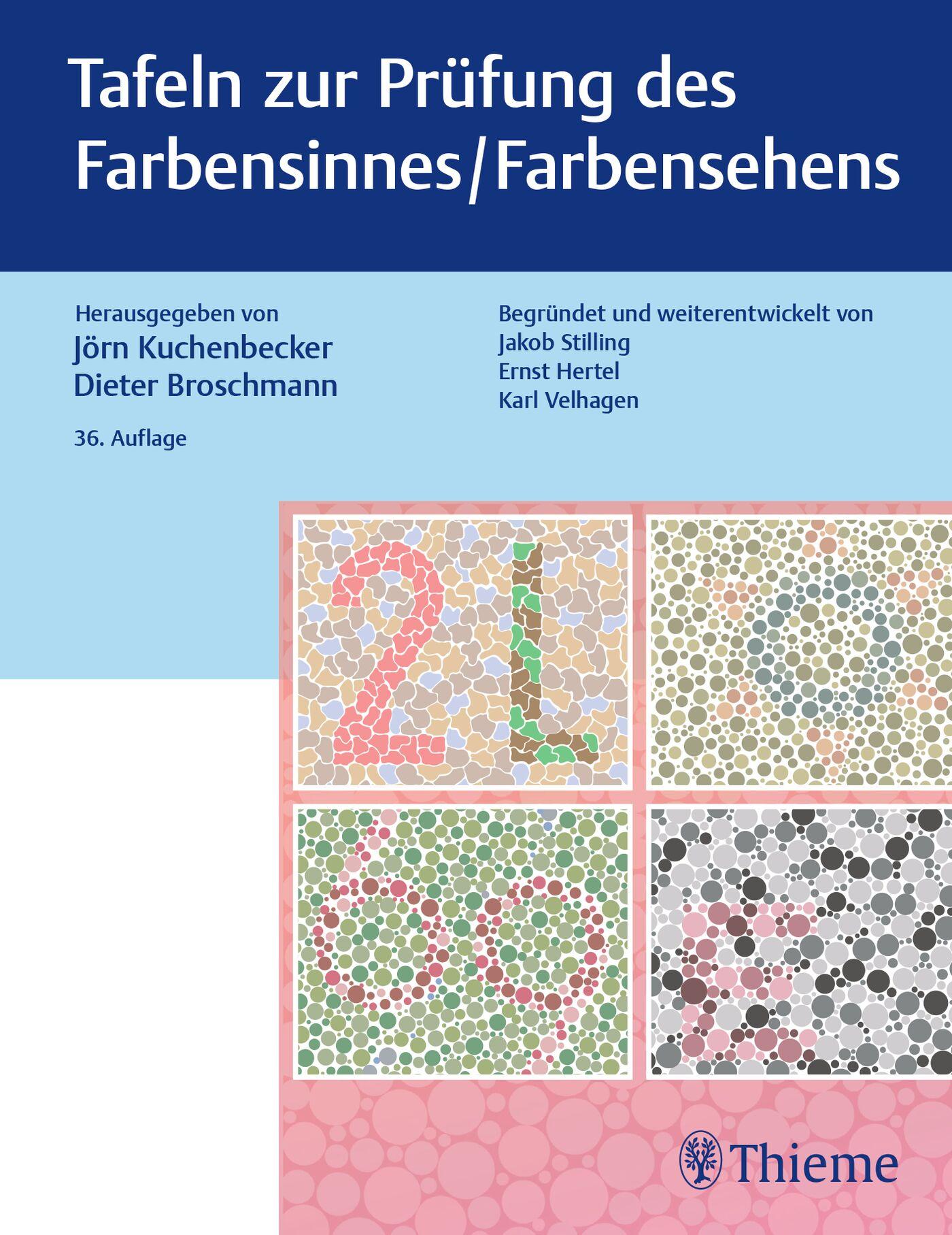 Vorderes Coverbild Tafeln zur Prüfung des Farbensinnes / Farbensehens