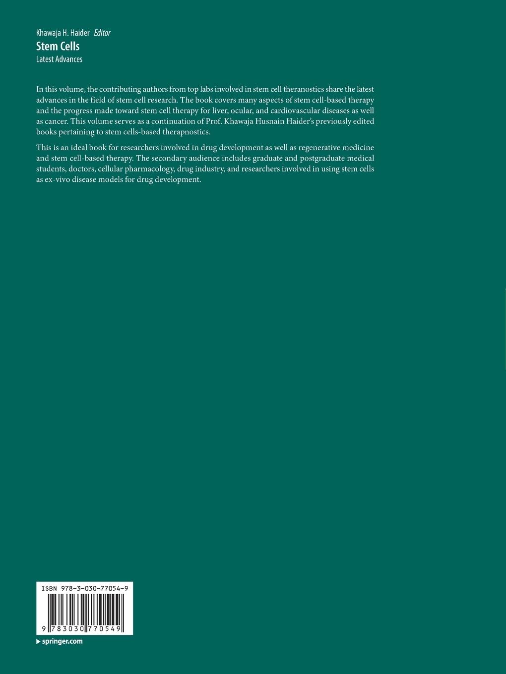 Rückseitencover Stem Cells