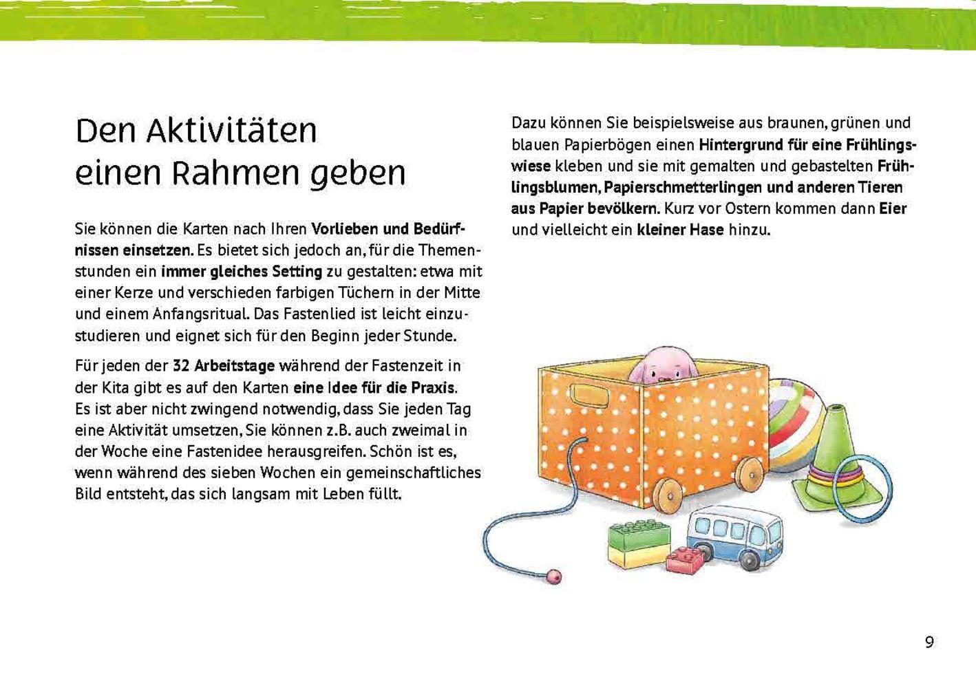 Beispielinhalt (Bild) Unser Fastenkalender für die Kita