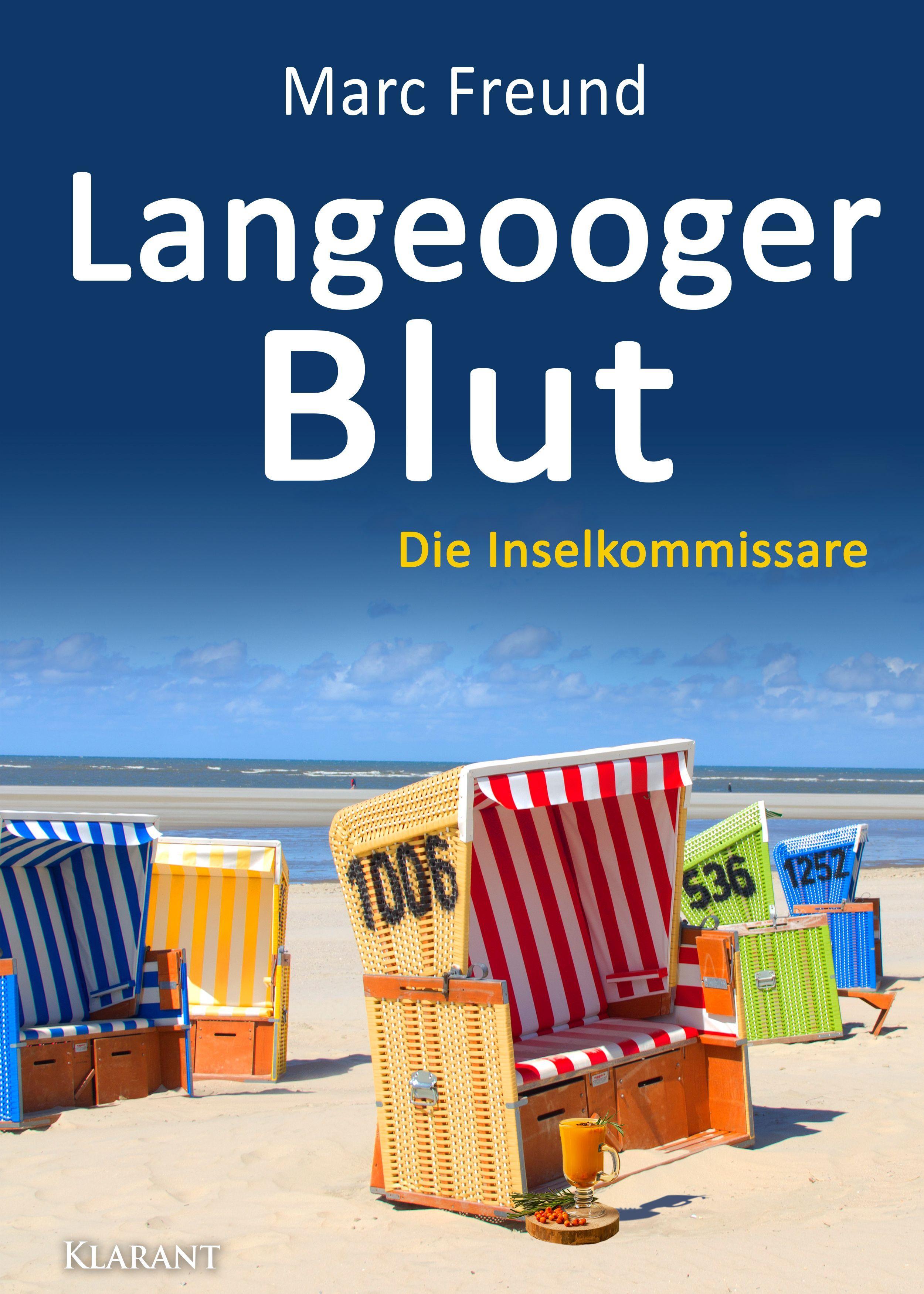 Vorderes Coverbild Langeooger Blut. Ostfrieslandkrimi