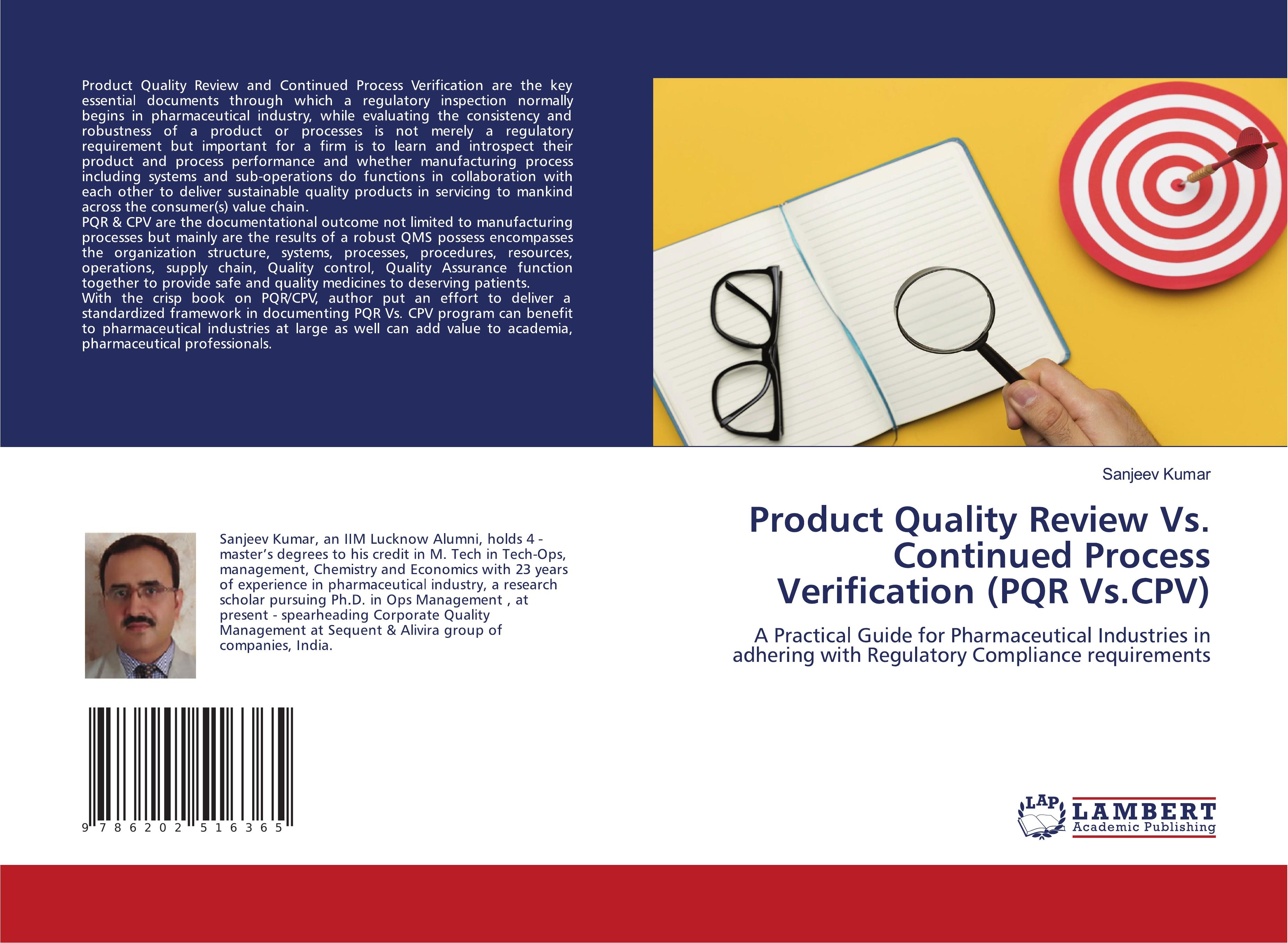 Vorderes Coverbild Product Quality Review Vs. Continued Process Verification (PQR Vs.CPV)