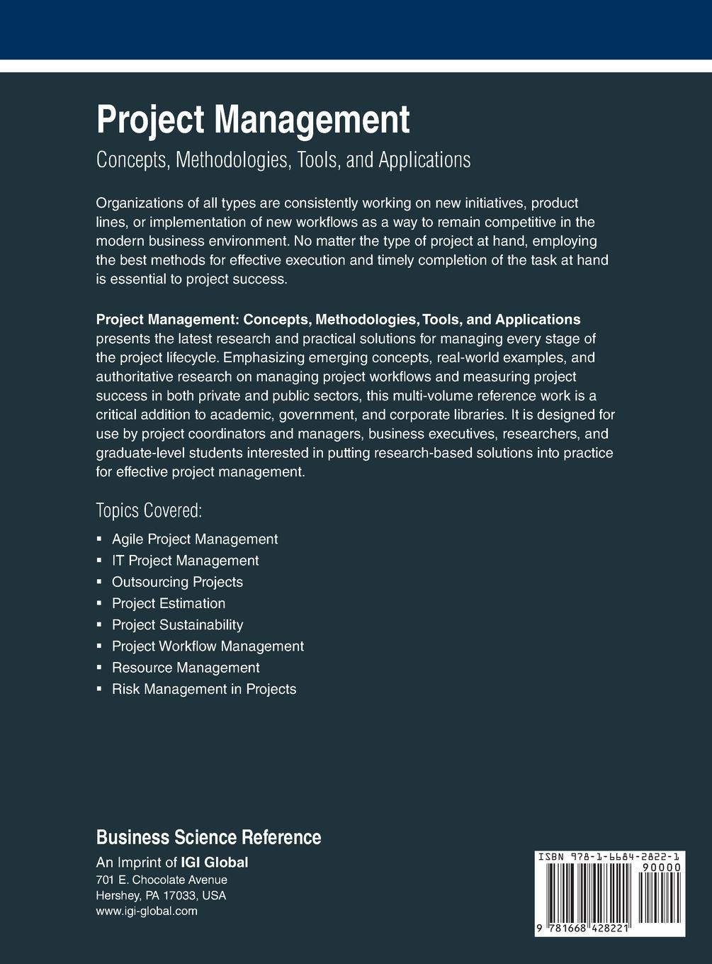 Rückseitencover Project Management