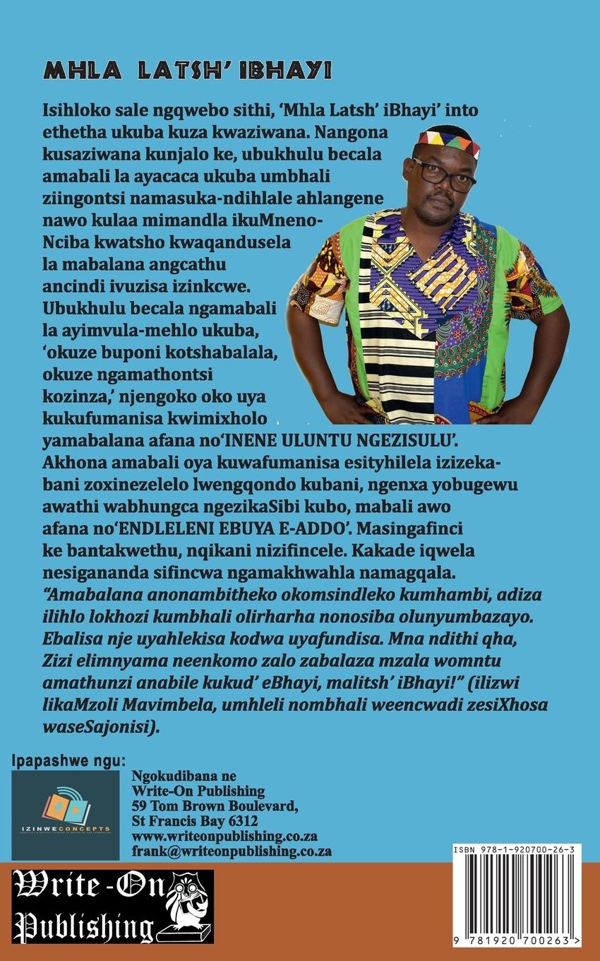 Rückseitencover Mhla Latsh' Ibhayi