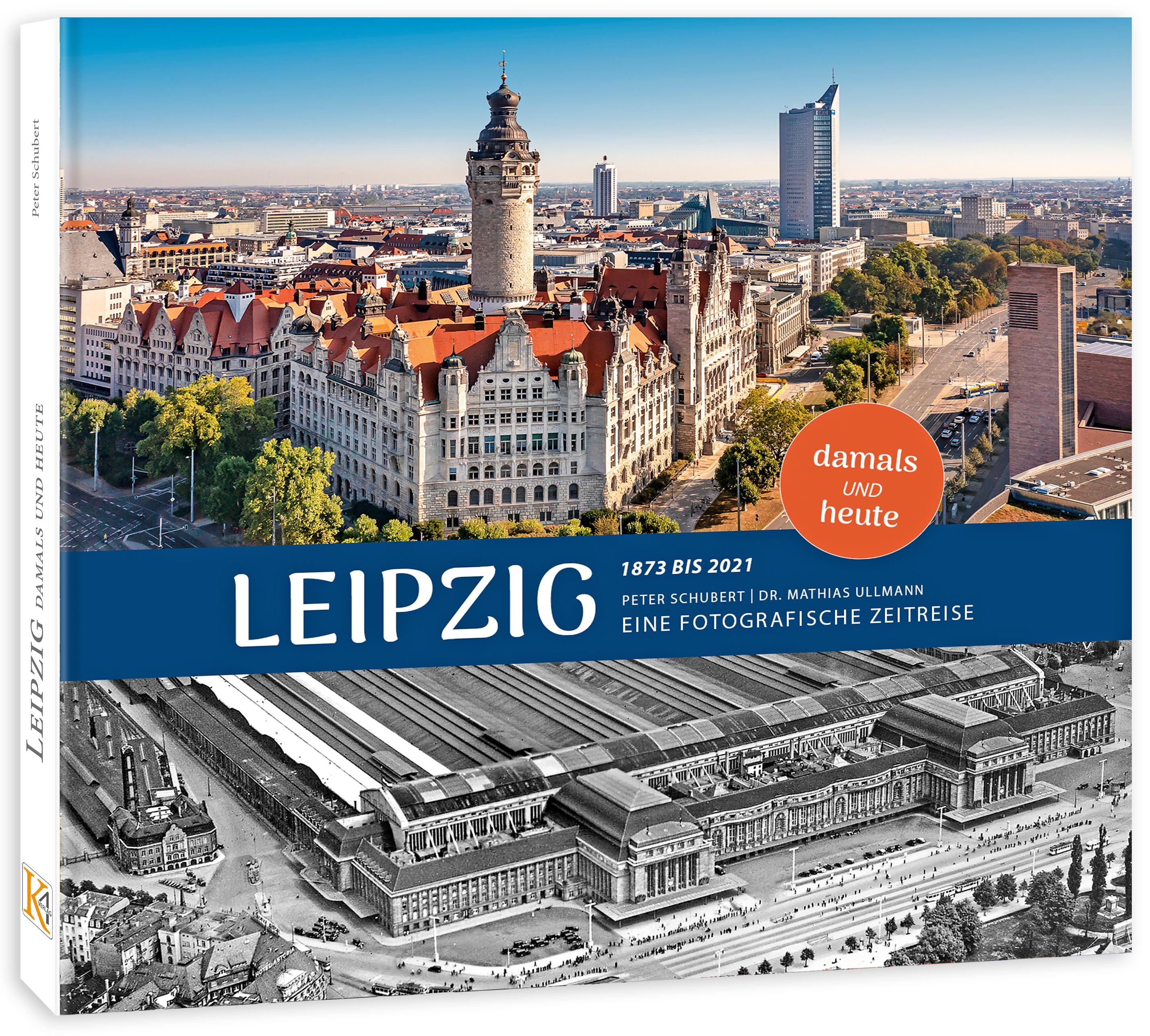 Vorderes Coverbild Leipzig damals und heute 2. Auflage