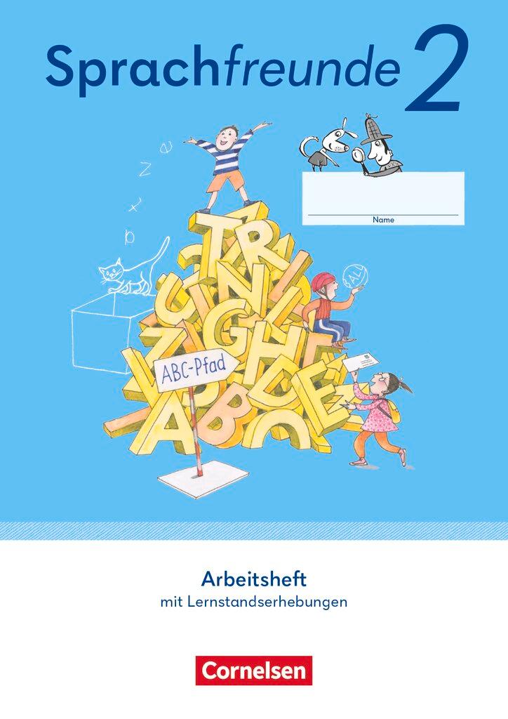 Vorderes Coverbild Sprachfreunde 2. Schuljahr. Arbeitsheft Schulausgangsschrift - Östliche Bundesländer und Berlin